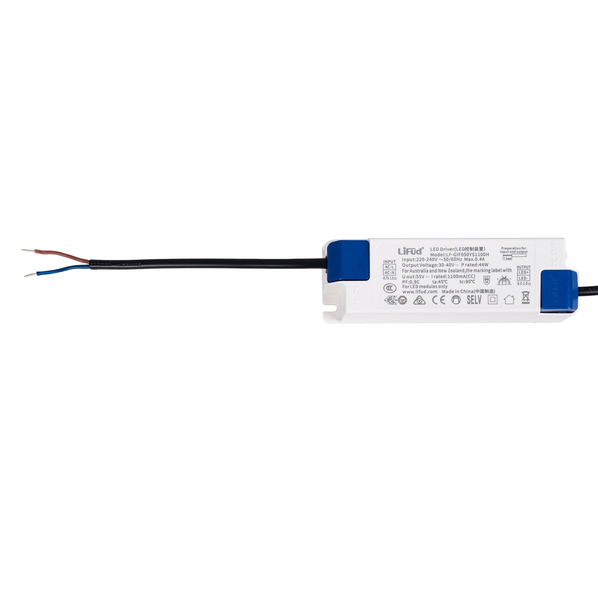 Downlight LED COB CCT 42W - CRI90 - Chip Bridgelux - Driver Lifud - IP20 - Corte Ø 215mm