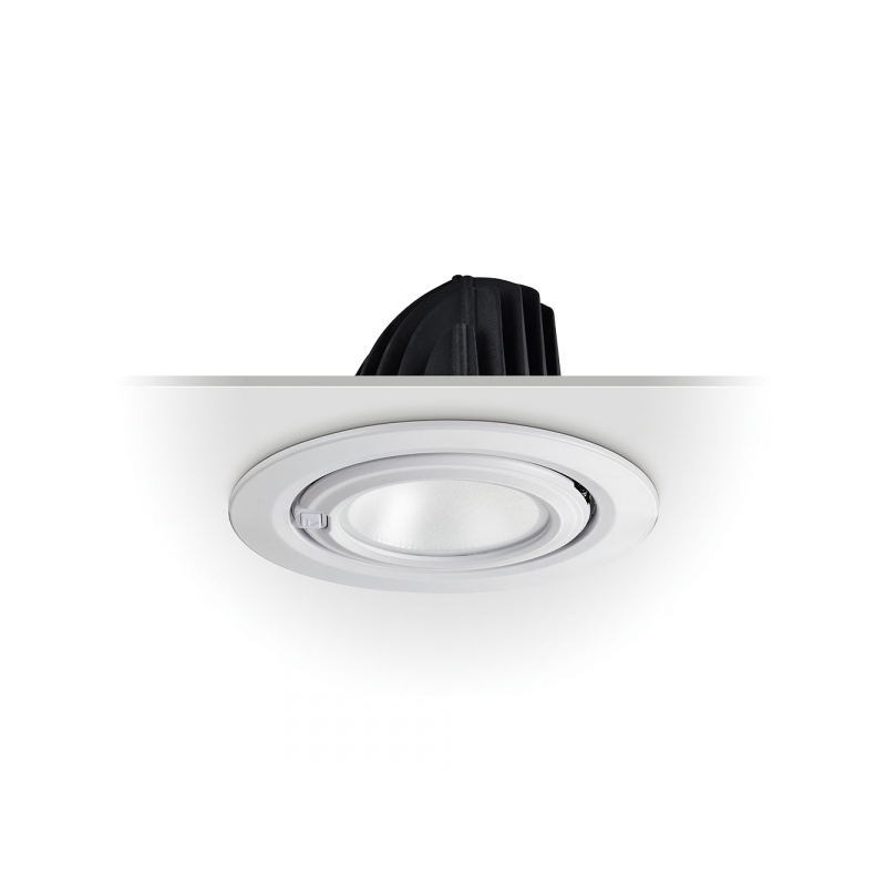 Downlight LED COB CCT 42W - CRI90 - Chip Bridgelux - Driver Lifud - IP20 - Corte Ø 215mm