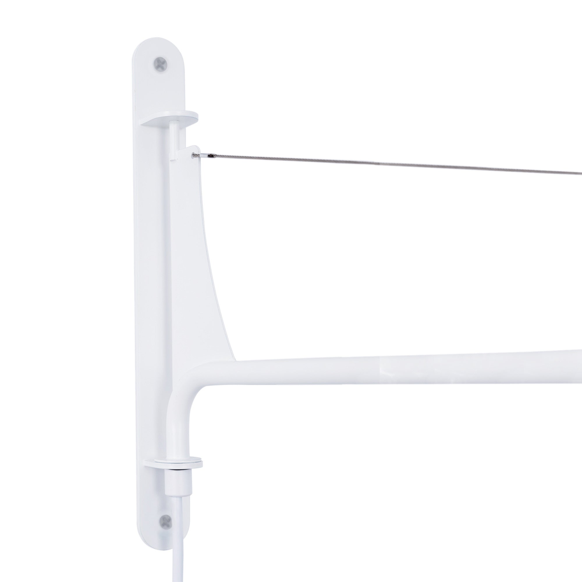 Aplique de pared orientable con cable y enchufe "Pitt"
