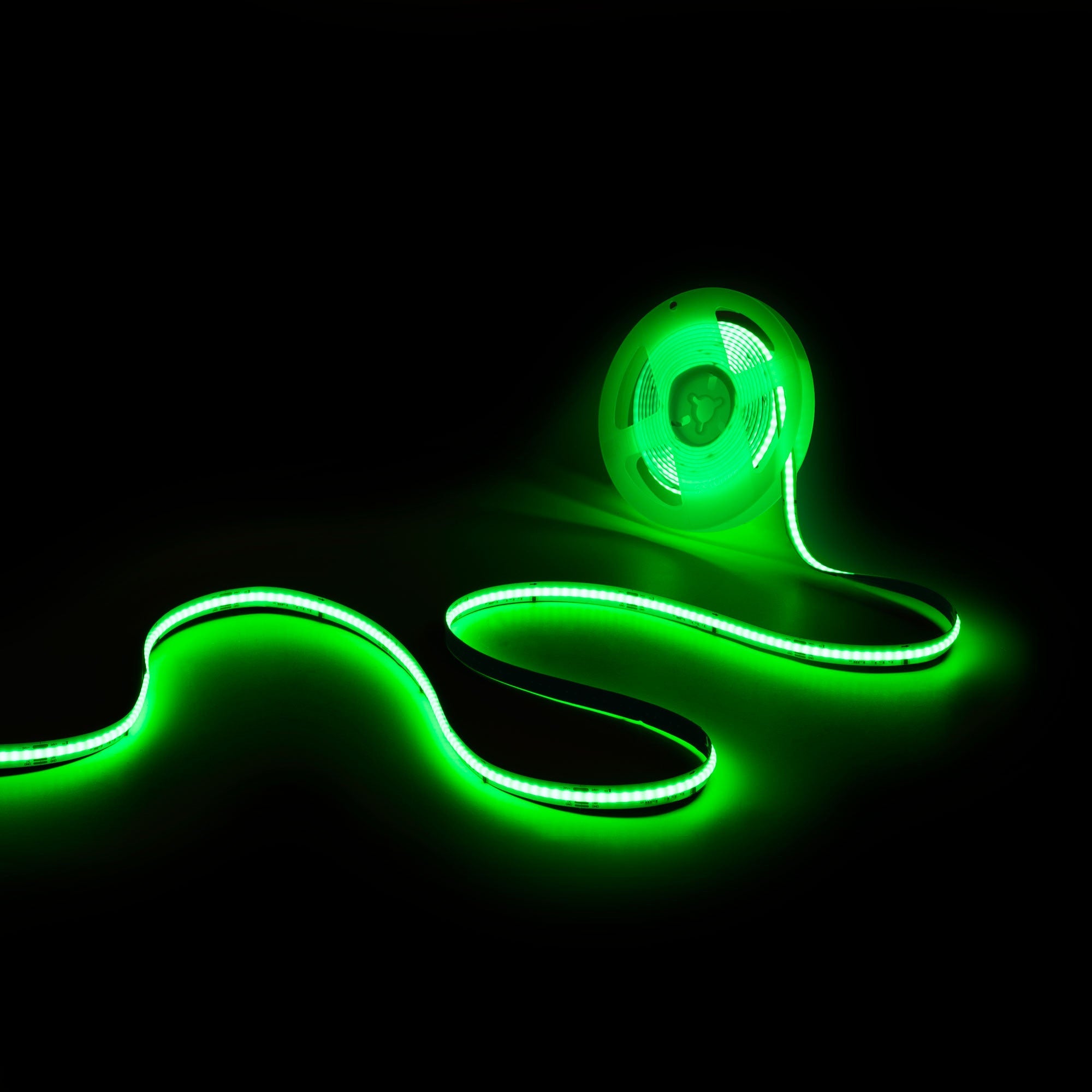 Tira LED COB RGB inteligente IC 24V DC - 12W/m - IP20 - 630ch/m - Ancho 10mm - 5 metros