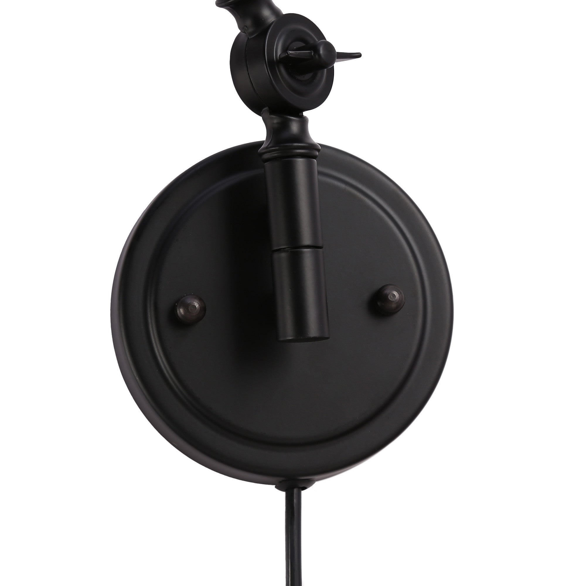 Aplique de pared vintage orientable con cable y enchufe "Tika"