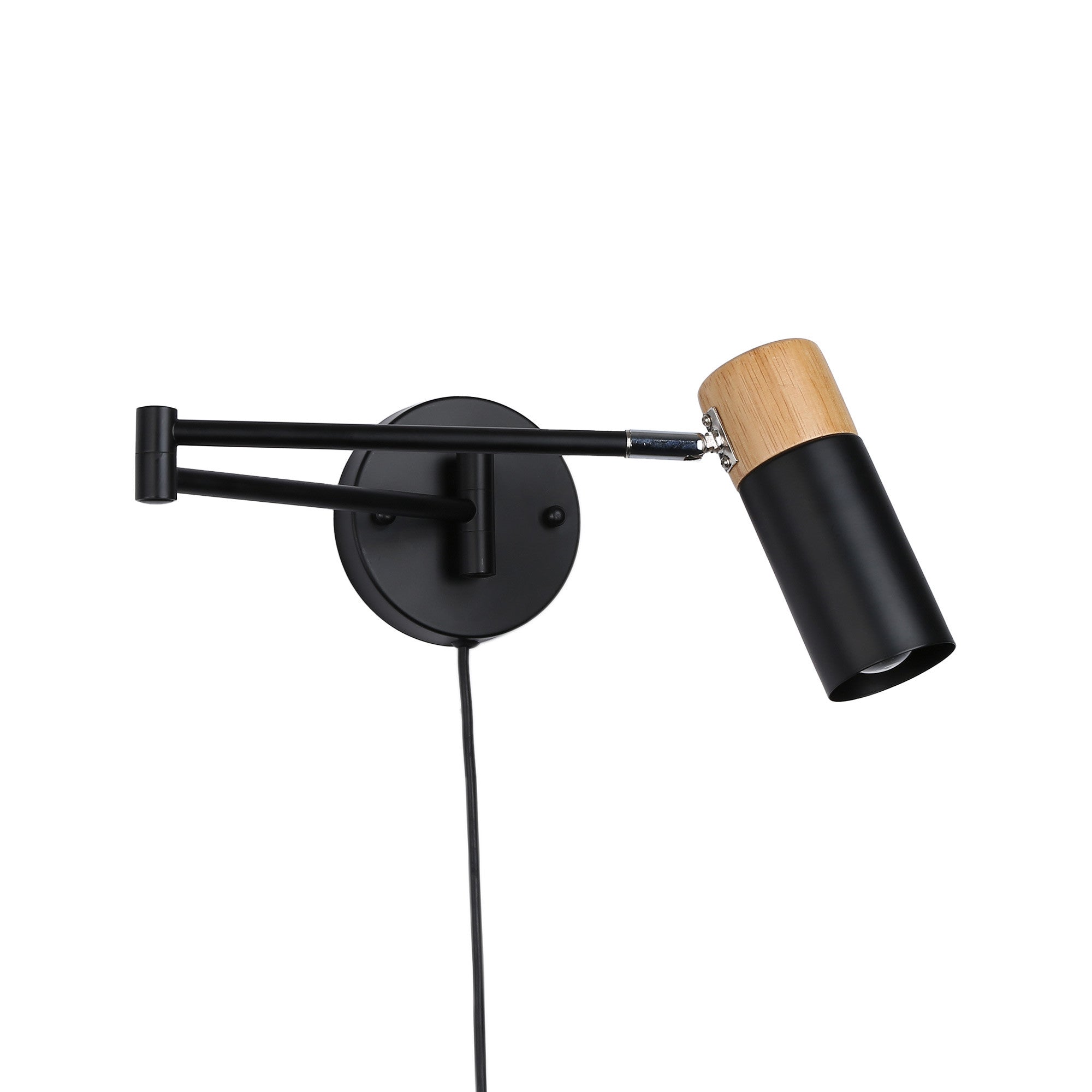 Aplique de pared extensible con cable y enchufe "Logan"