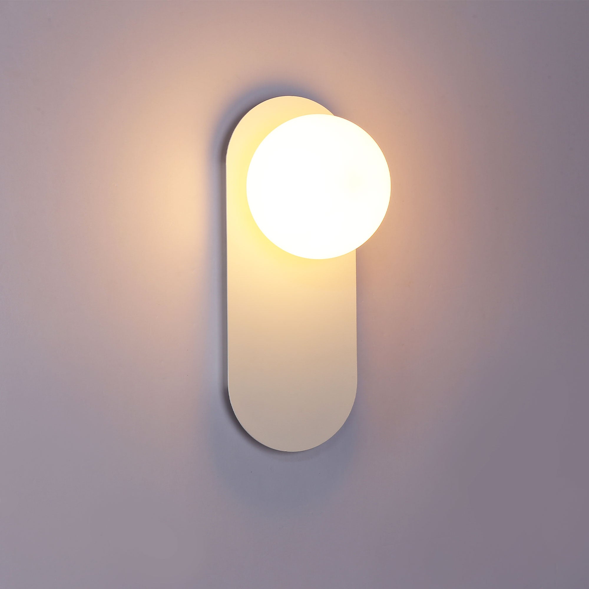 Aplique de pared bola cristal "Brian" - E27