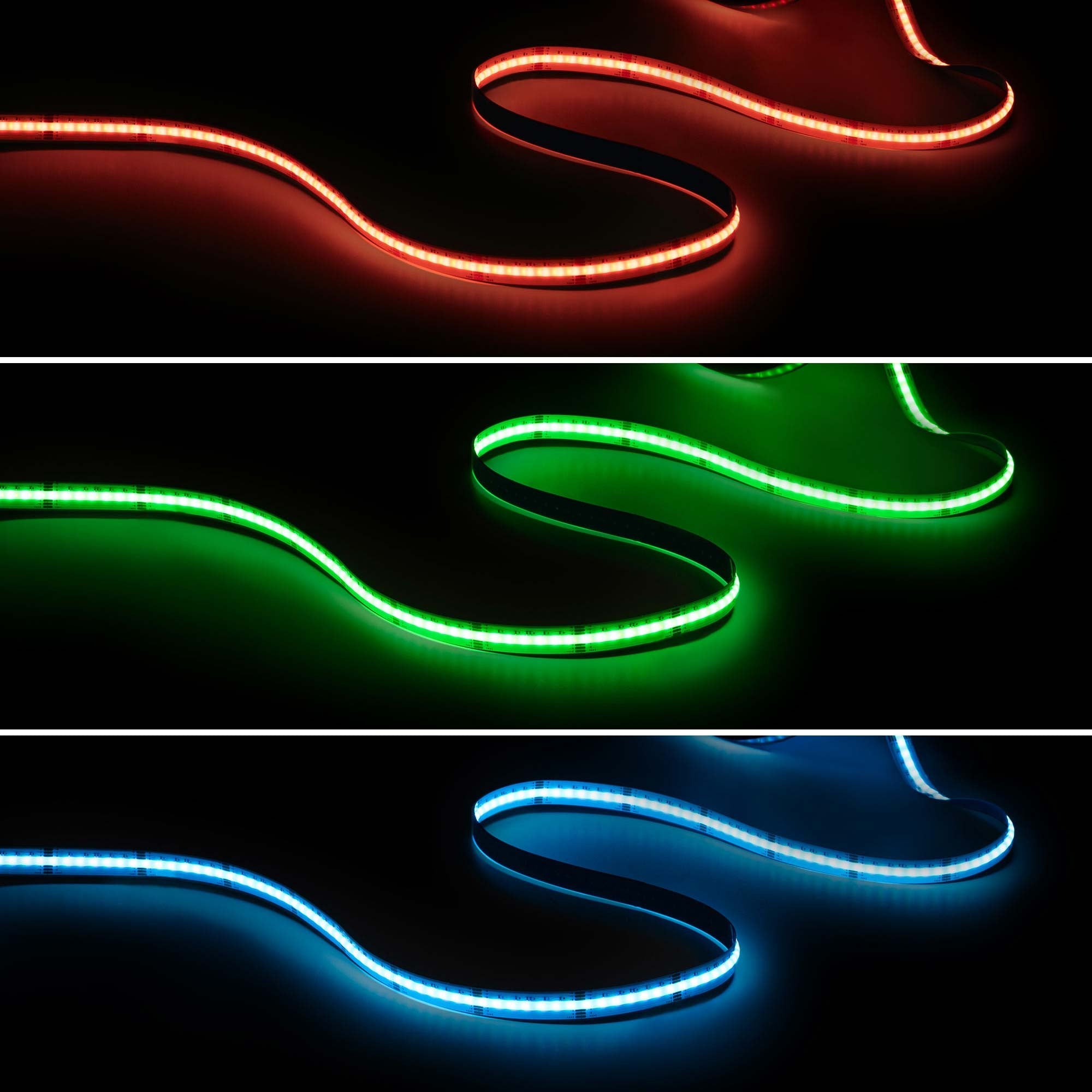 Tira LED COB 24V DC - RGB + CCT - 19W/m - 12mm - IP20 - Rollo de 5 metros
