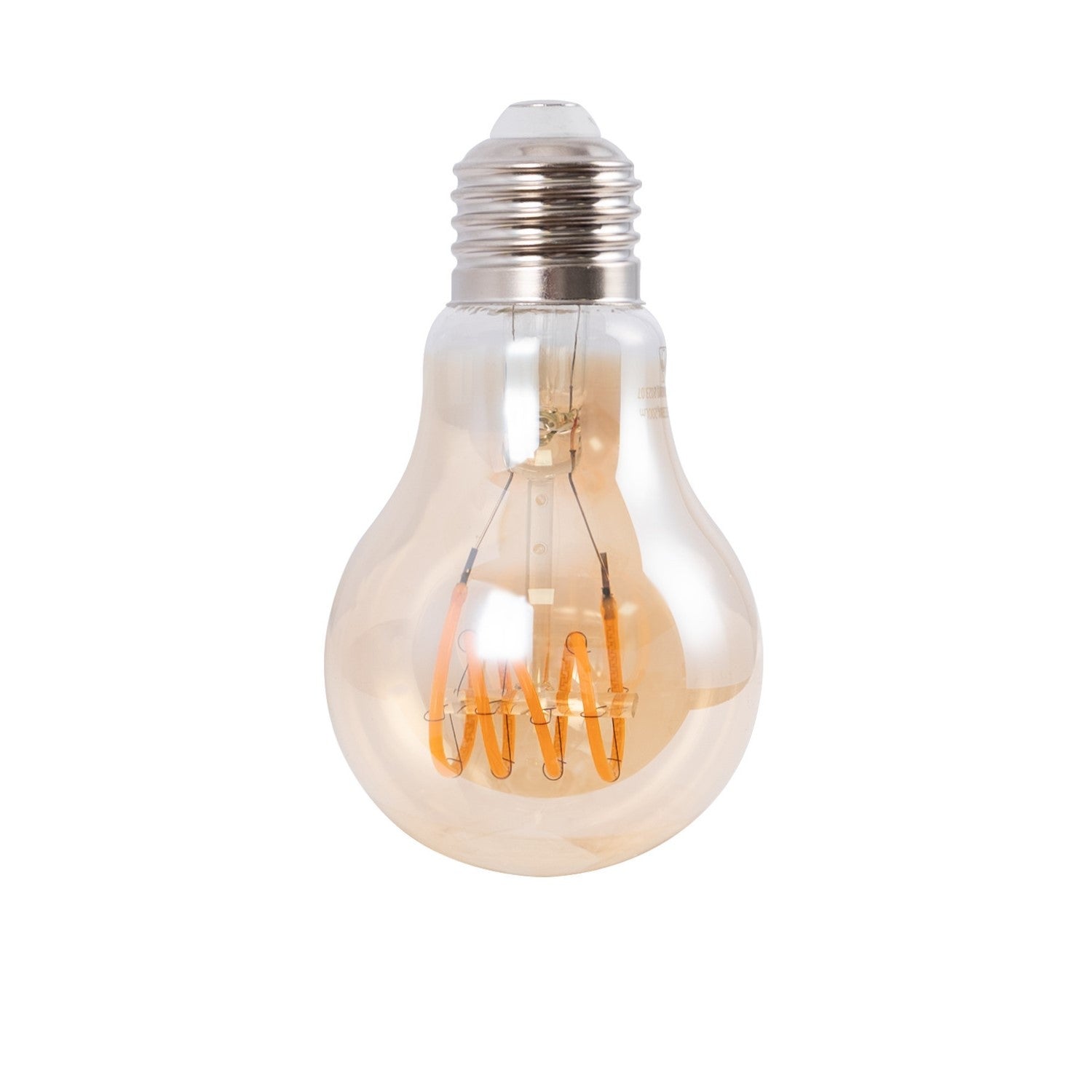 Bombilla LED filamento "Espiral" - E27 A60 - Regulable 4W - 2200K
