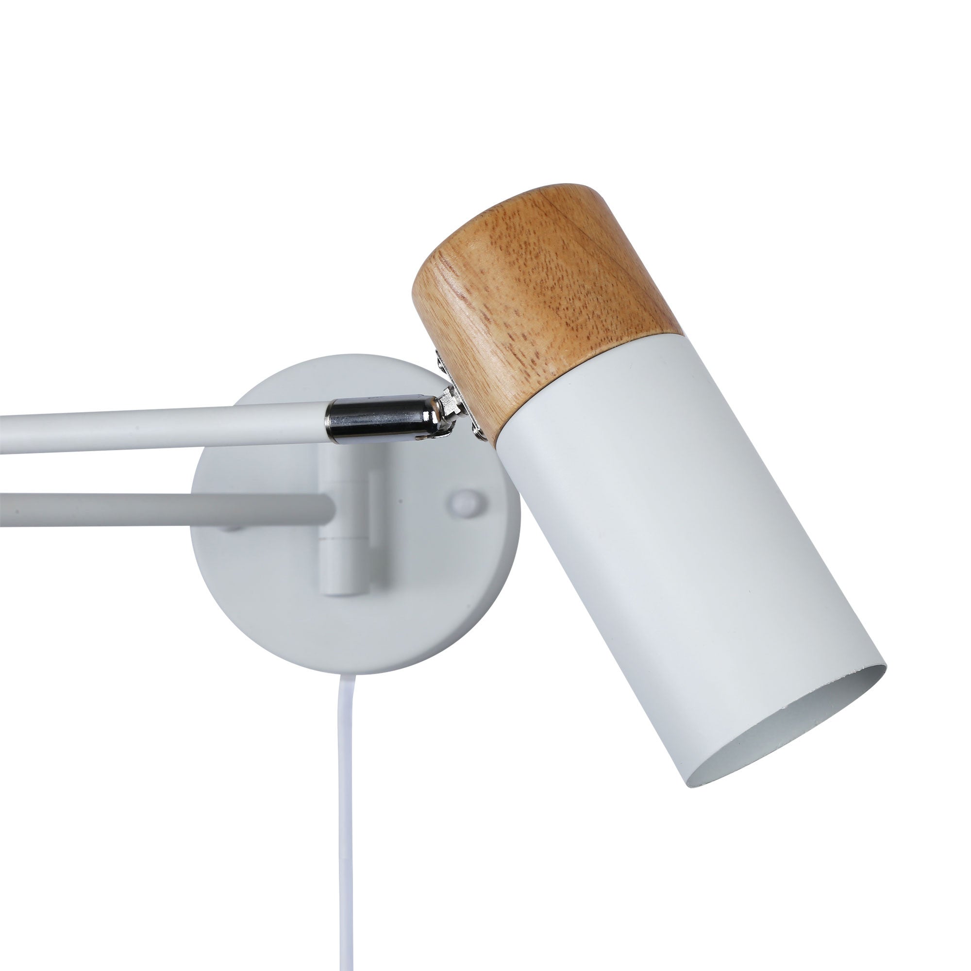 Aplique de pared extensible con cable y enchufe "Logan"