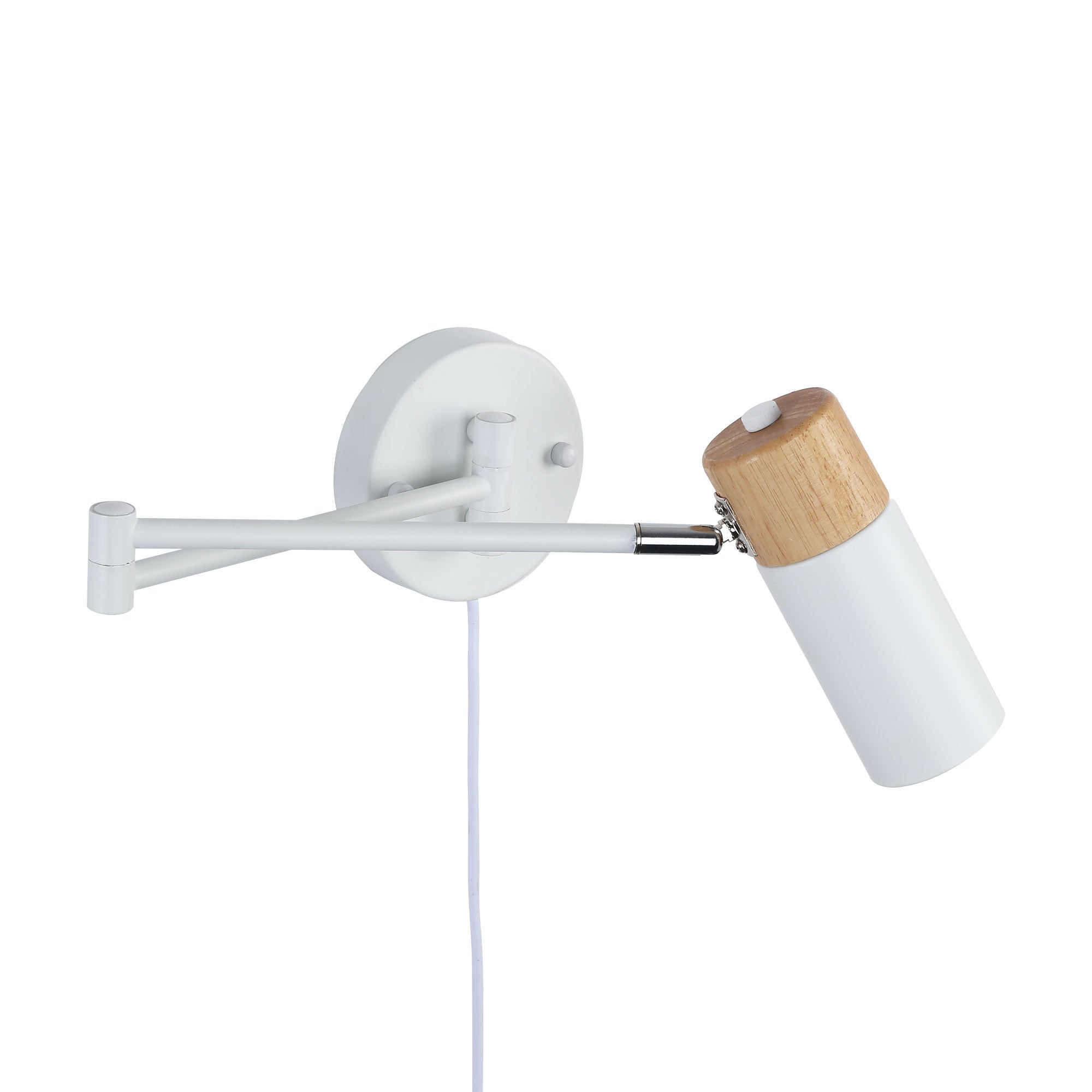 Aplique de pared extensible con cable y enchufe "Logan"