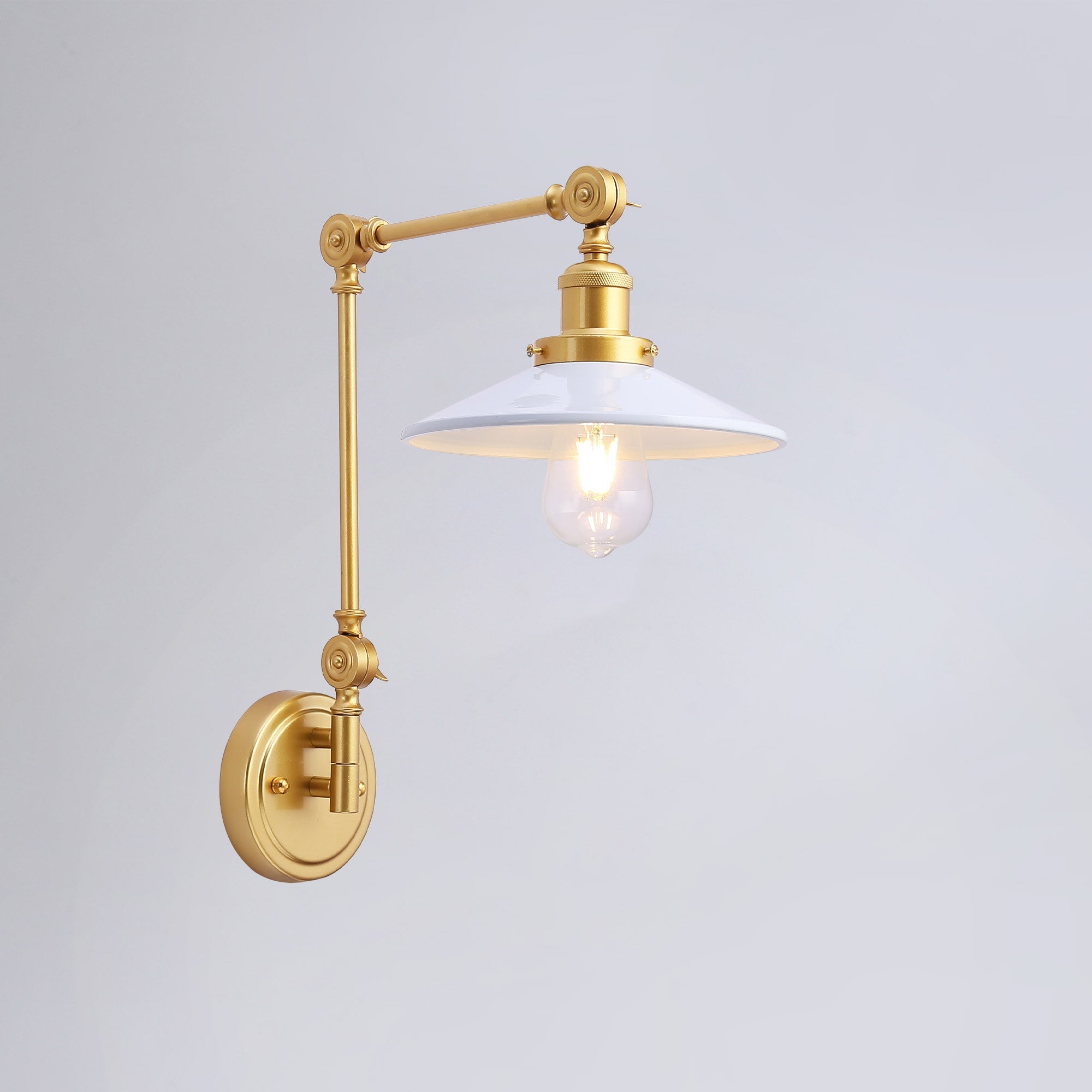 Aplique de pared vintage orientable "Wallen"