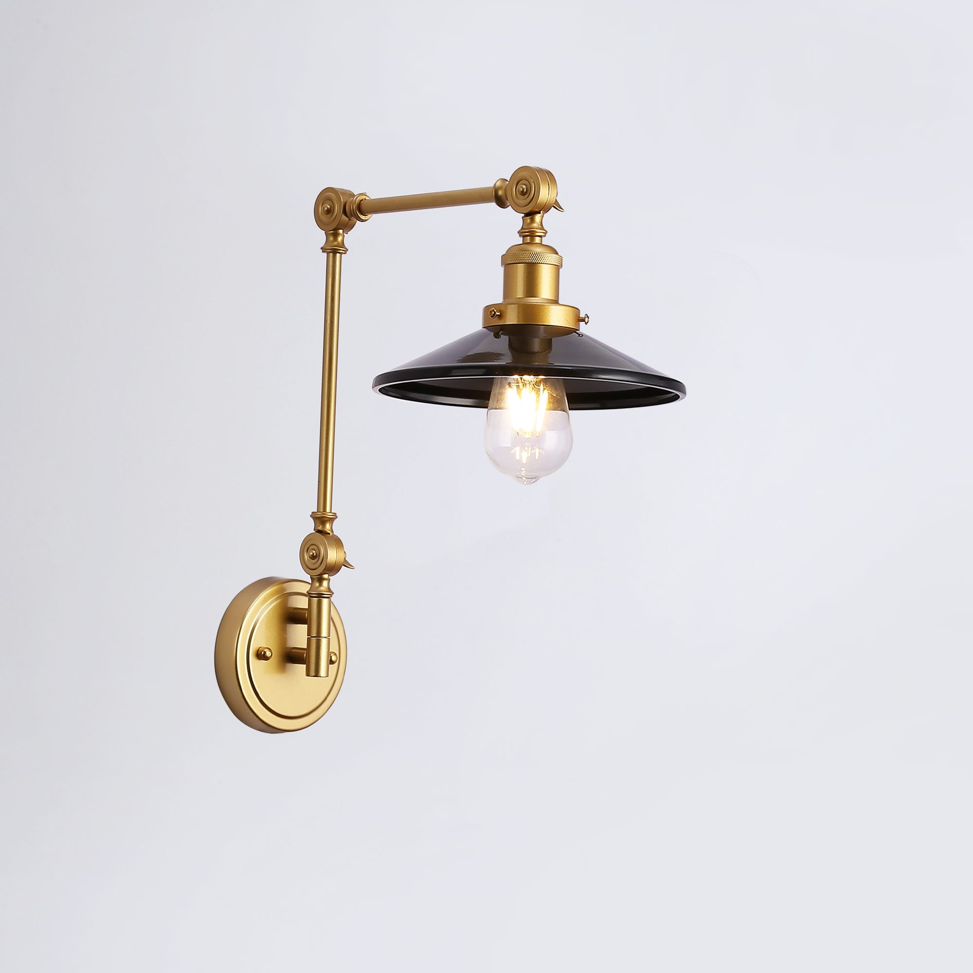 Aplique de pared vintage orientable "Wallen"