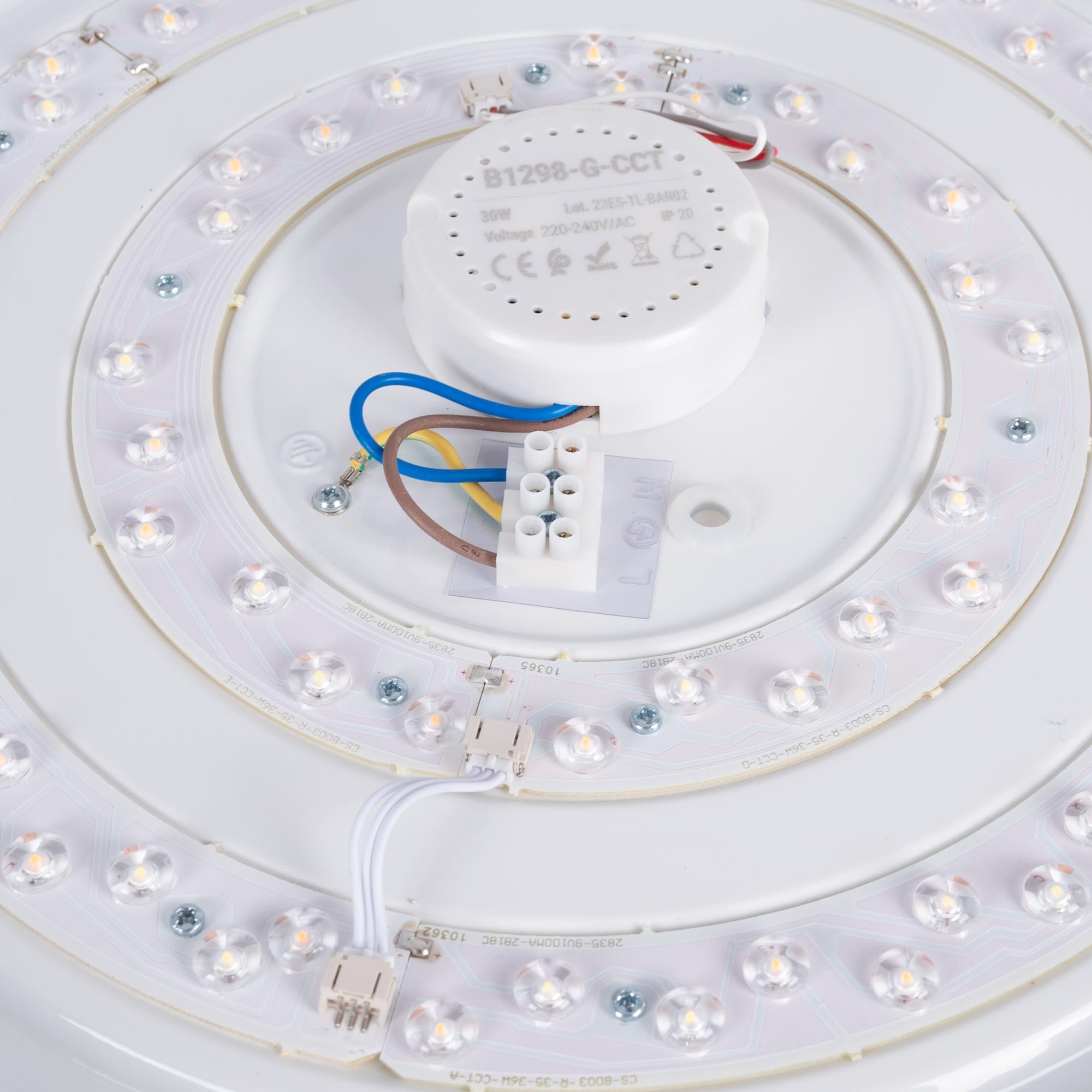 Plafón LED circular de superficie 30W CCT - Ø40cm - 2000lm - IP20