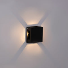 Aplique de pared exterior LED cuadrado "Square 4" - 6W - IP54