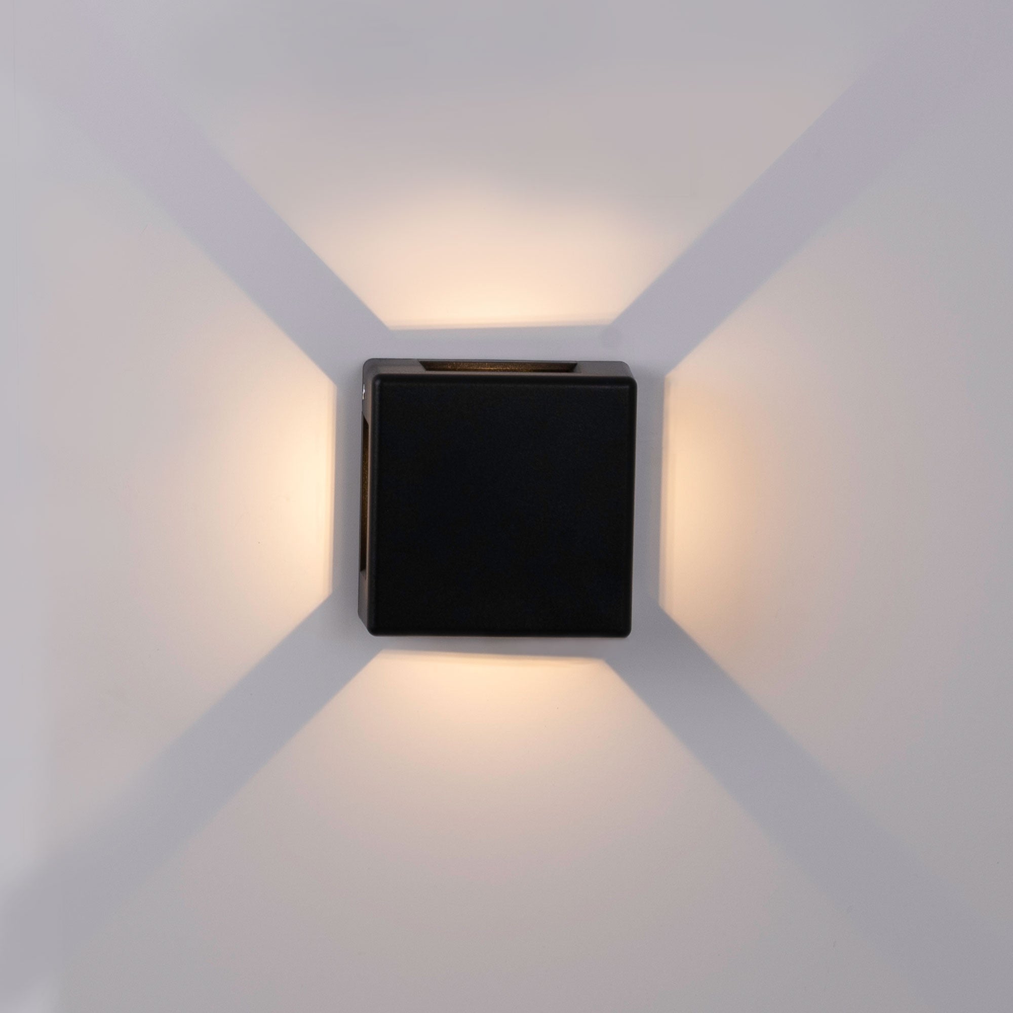 Aplique de pared exterior LED cuadrado "Square 4" - 6W - IP54