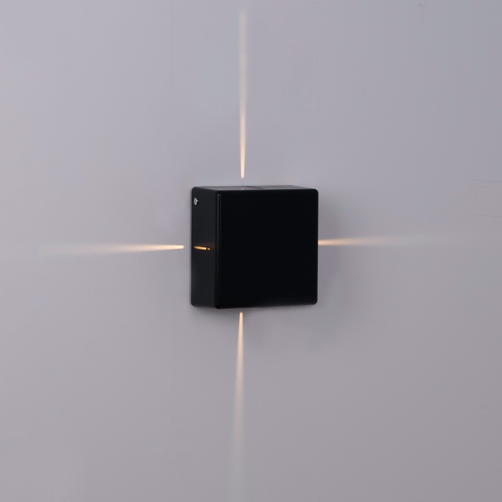 Aplique de pared exterior LED cuadrado "Karen 4" - 6W - IP54 - Emisión de luz cuatro caras
