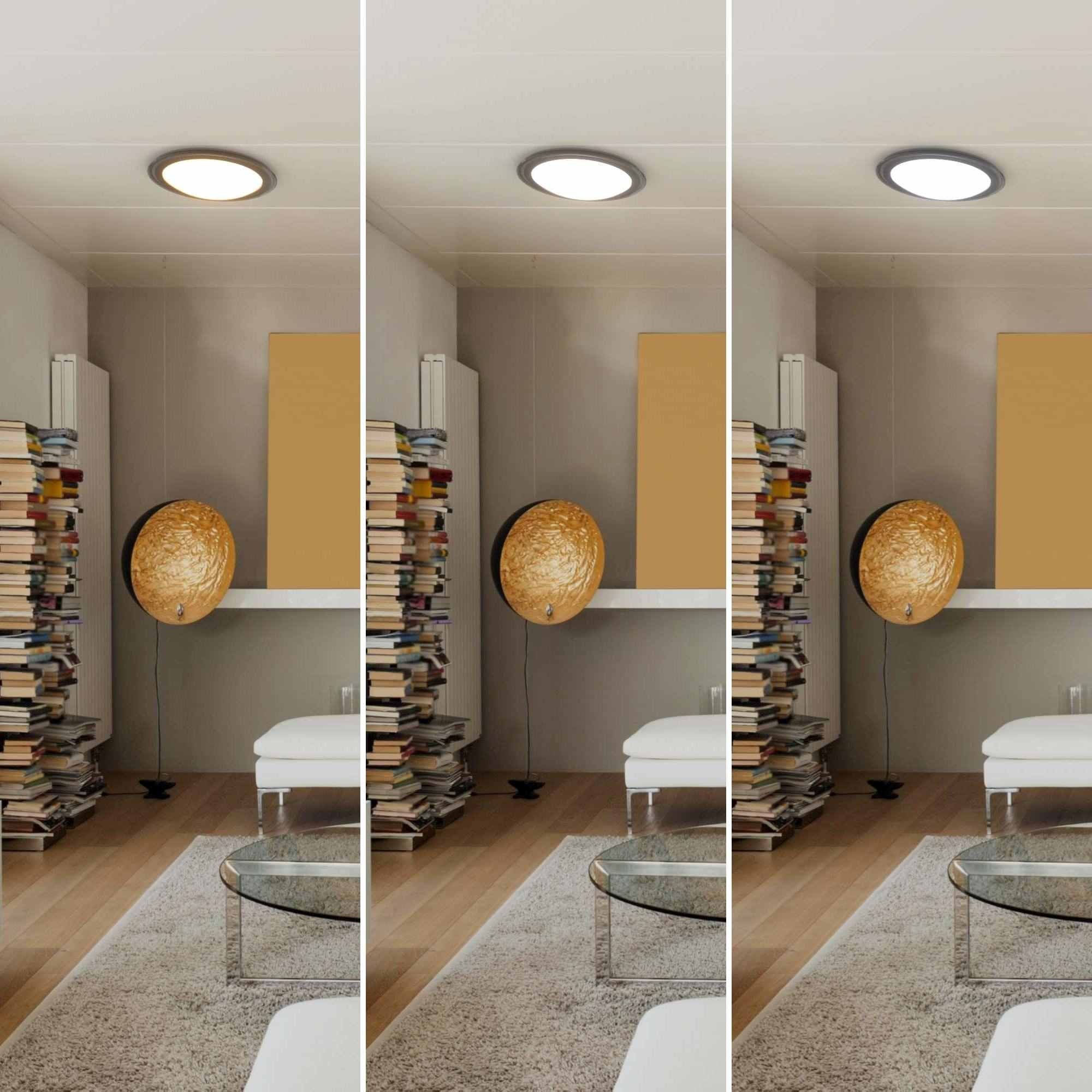 Plafón LED circular de superficie 30W CCT - Ø43cm - 2000lm - IP20