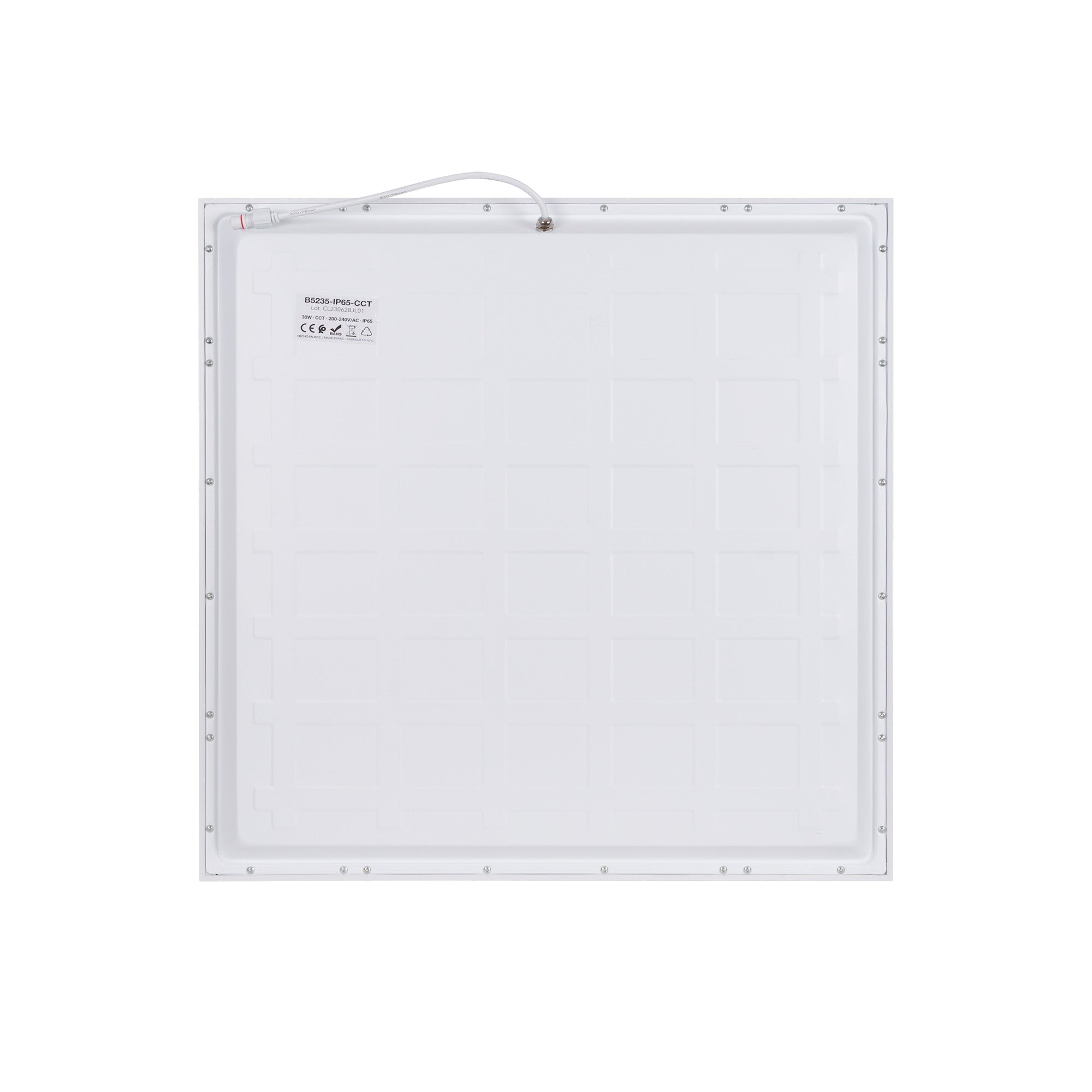 Panel LED empotrable Backlight CCT 60x60cm - 30W - 125lm/W - IP65