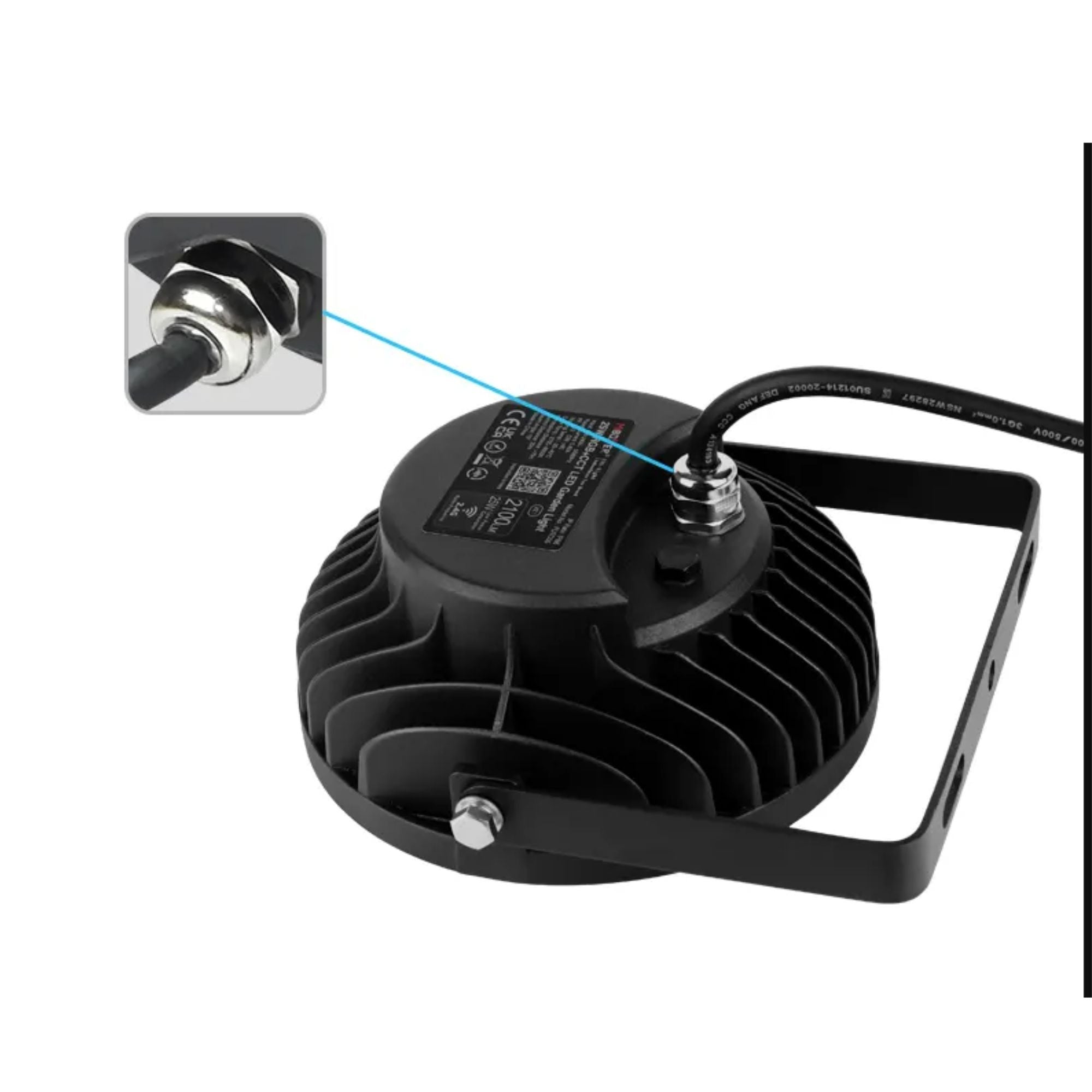Proyector LED de jardín con pincho RGB+CCT - 25W - IP66 - RF/WiFi - Mi-Light
