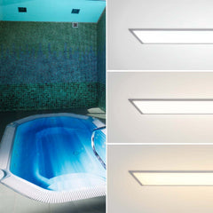 Panel LED empotrable Backlight CCT 120x30cm - 30W - 125lm/W - IP65