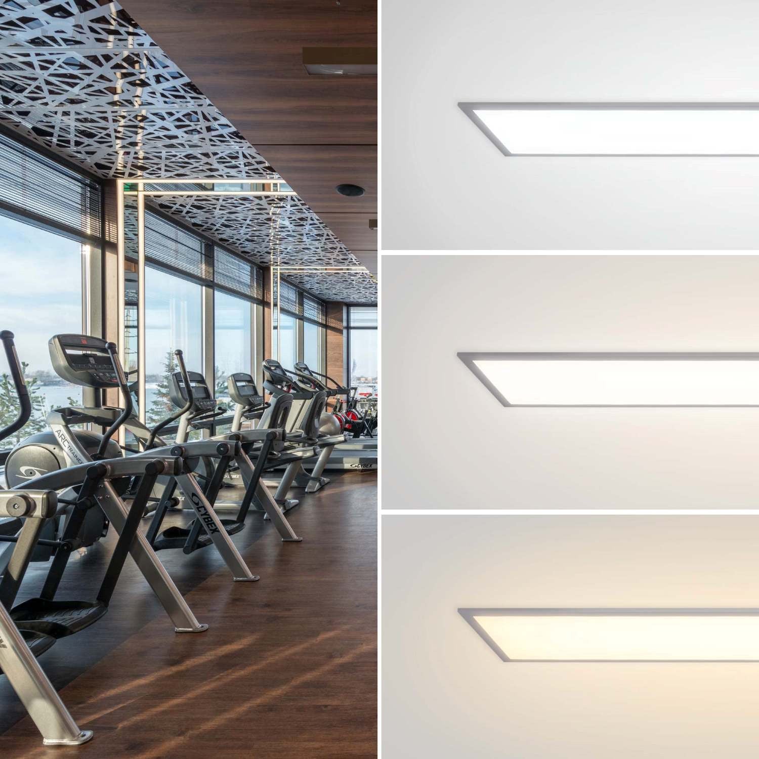 Panel LED empotrable Backlight CCT 120x30cm - 30W - 125lm/W - IP65