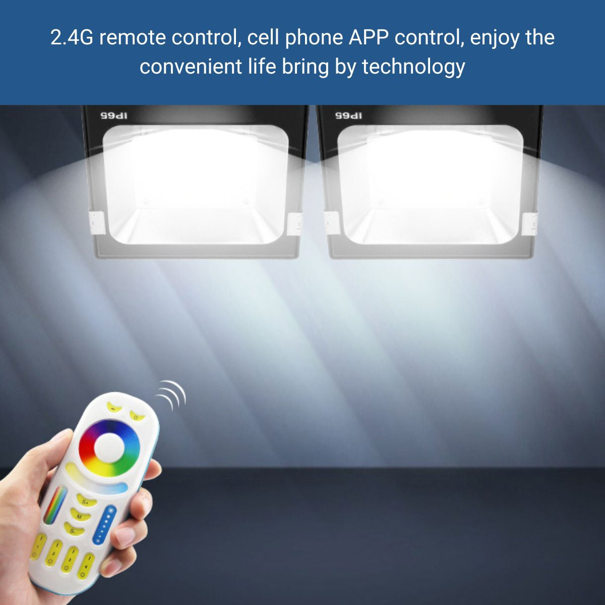 Proyector LED de exterior RGB+CCT - 10W - RF/WiFi - IP65 -Mi-Light