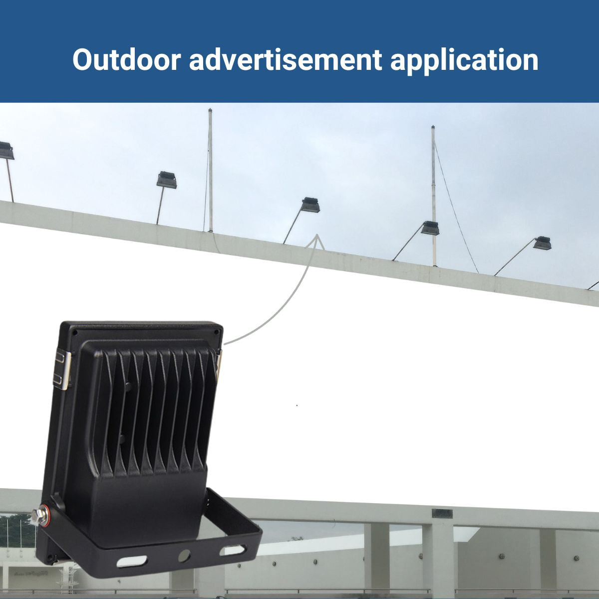 Proyector LED de exterior RGB+CCT - 10W - RF/WiFi - IP65 -Mi-Light