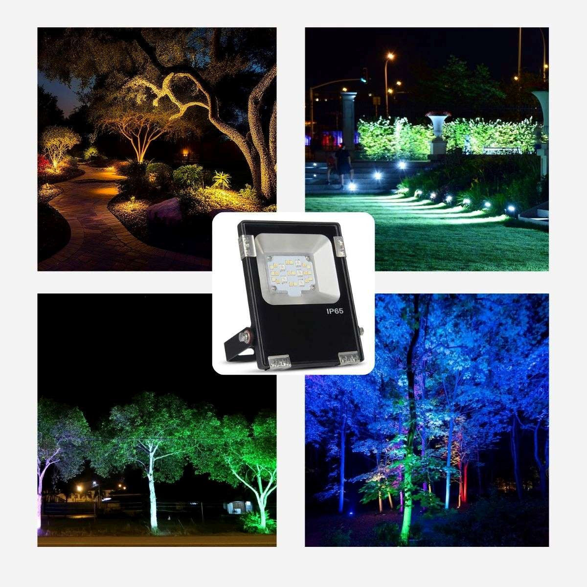 Proyector LED de exterior RGB+CCT - 10W - RF/WiFi - IP65 -Mi-Light