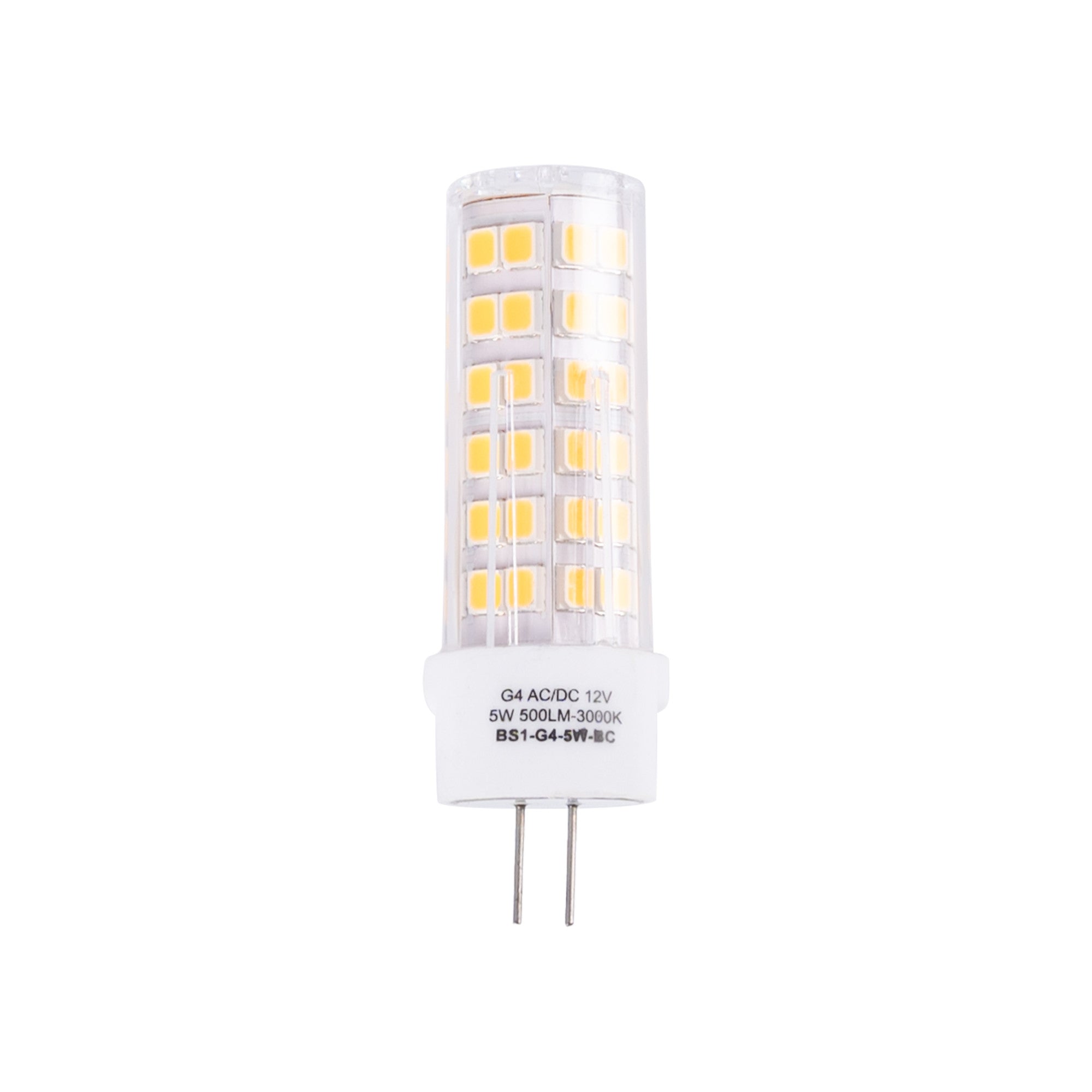 Bombilla LED G4 bi-pin tubular 12V AC/DC - 5W