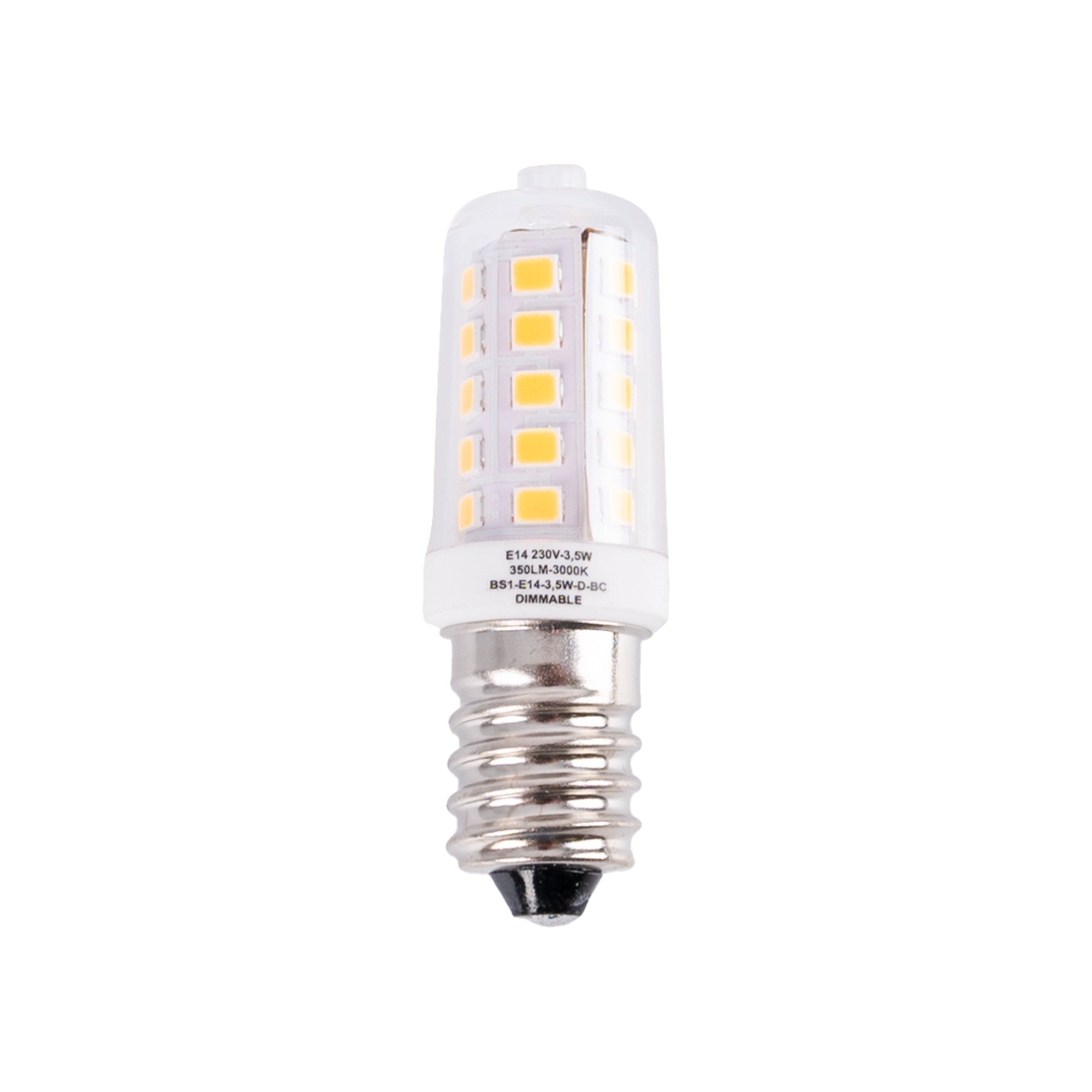 Bombilla LED E14 tubular 220-240V AC - 3,5W - Tamaño pequeño