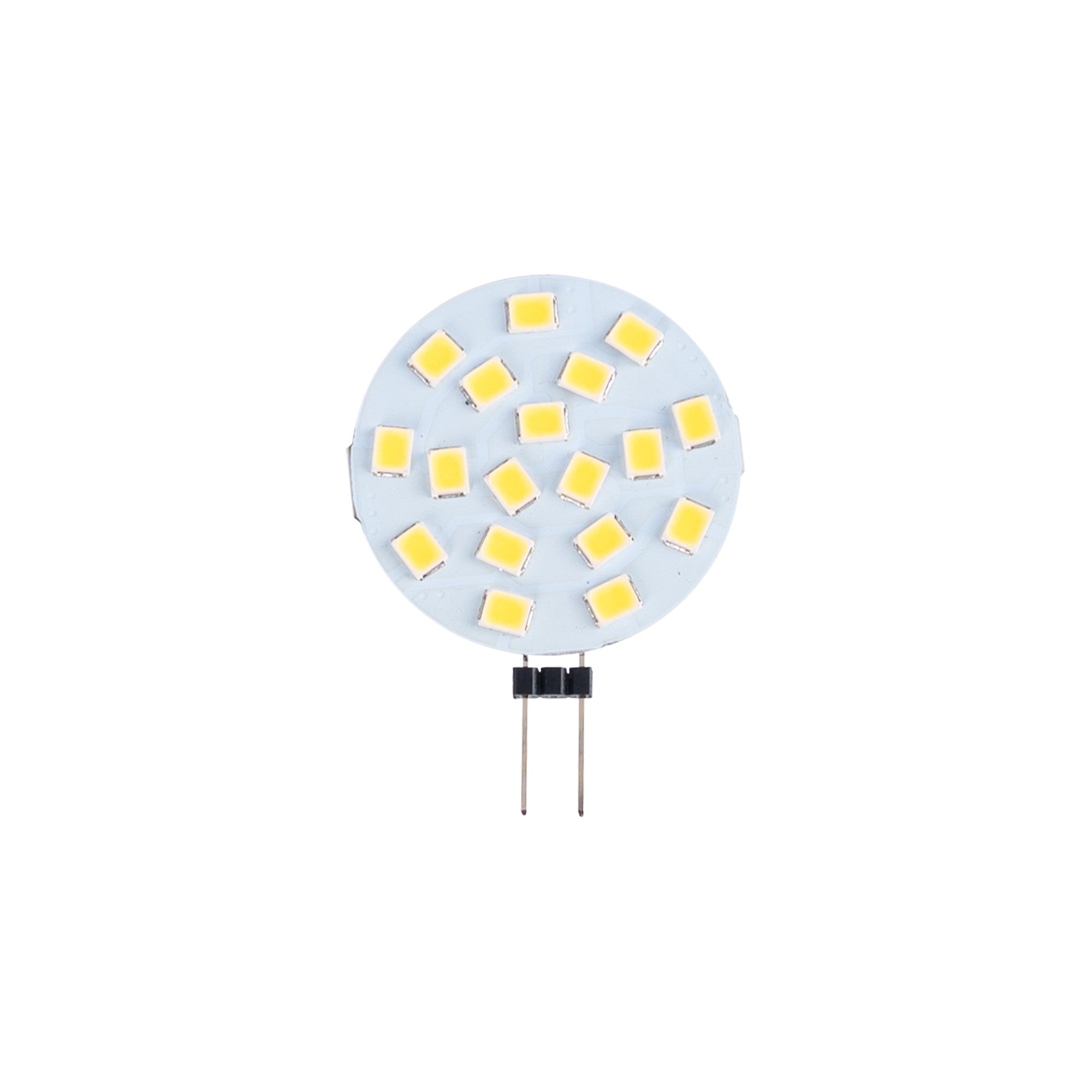 Bombilla LED G4 bi-pin circular plana 12V AC/DC - 2,5W