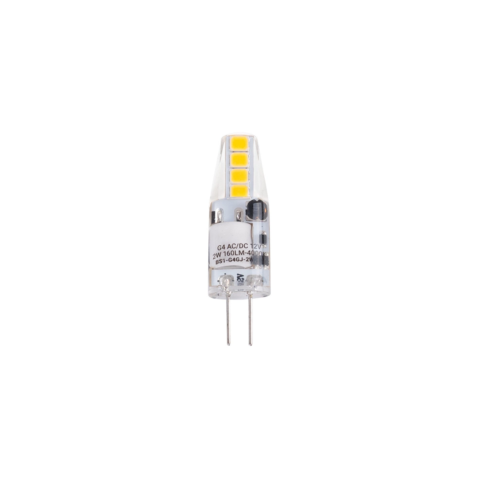 Bombilla LED G4 bi-pin siliconada 12V AC/DC - 2W