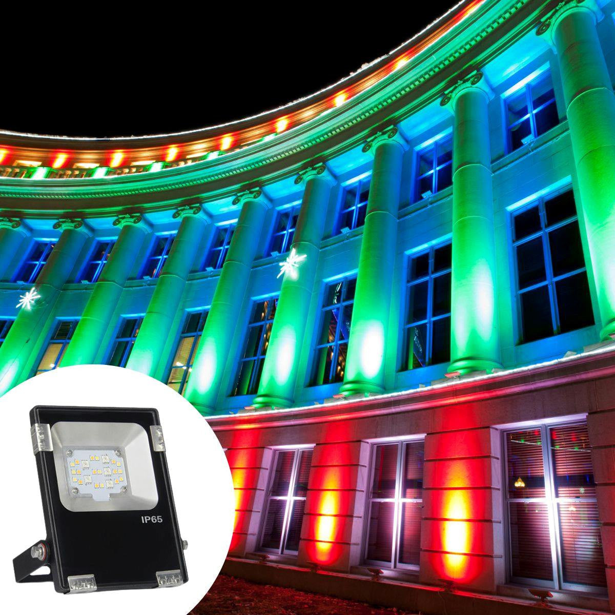 Proyector LED de exterior RGB+CCT - 10W - RF/WiFi - IP65 -Mi-Light