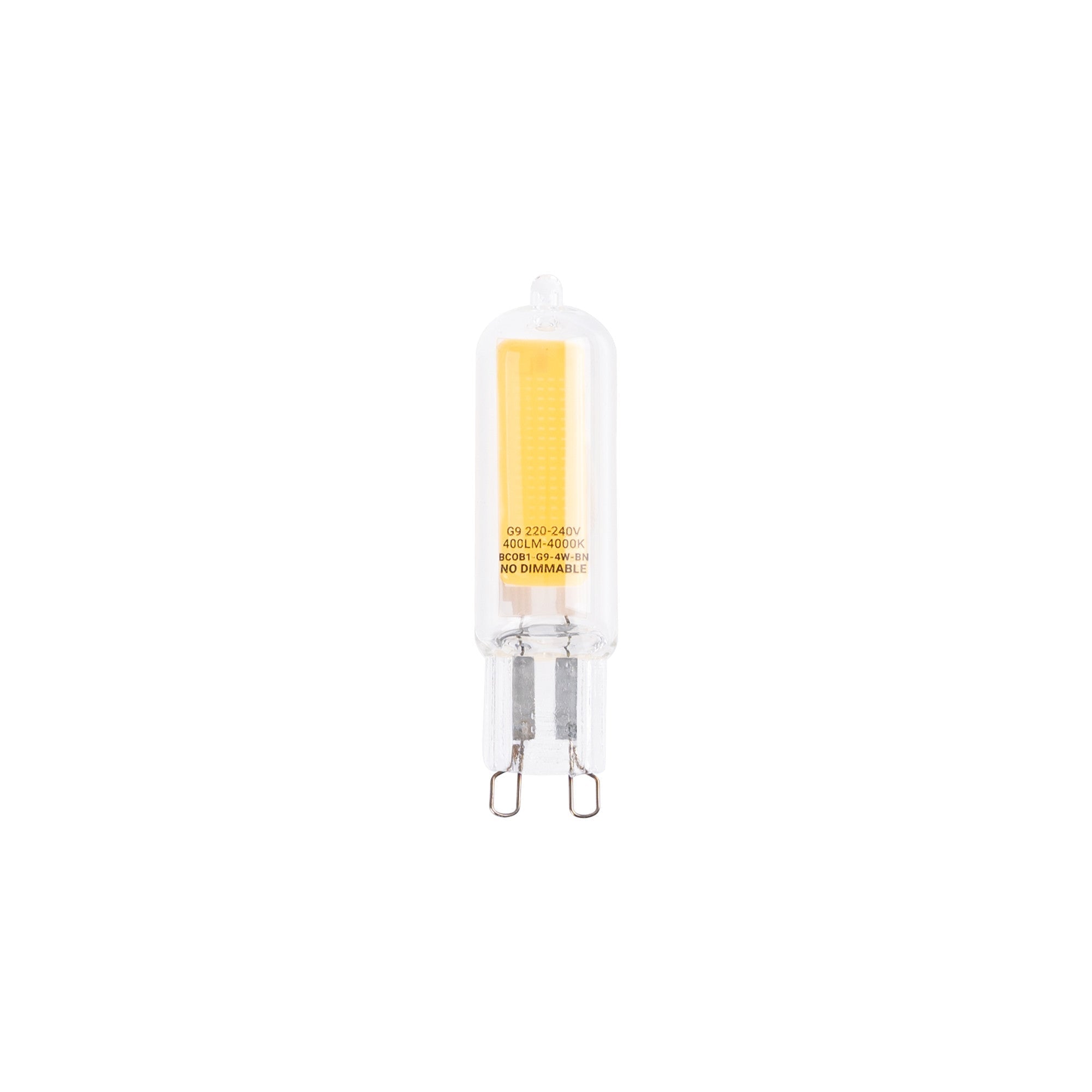 Bombilla LED G9 220-240V AC - COB - 360º - 4W