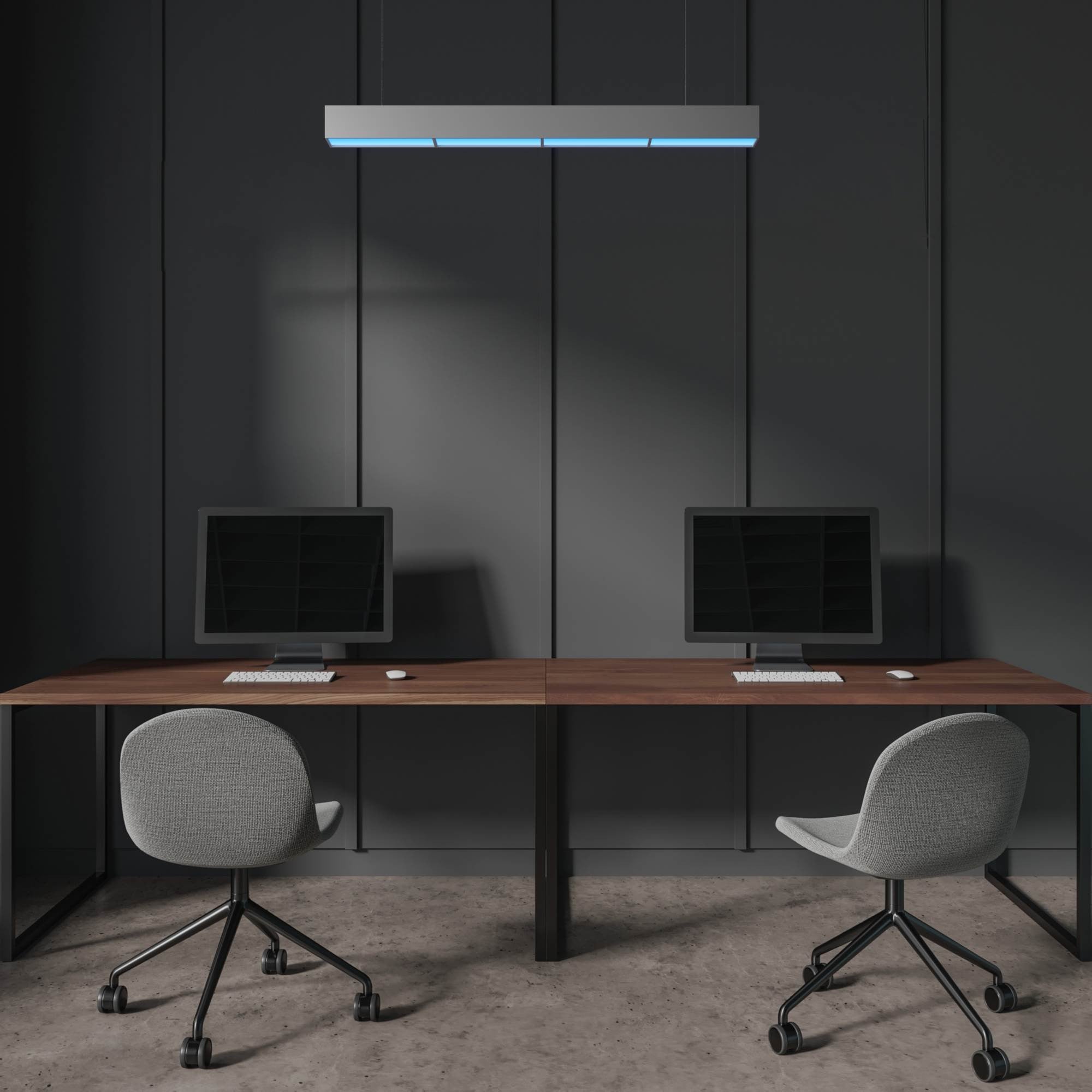 Luminaria lineal colgante "Blue Skylight" SMART - CCT - Efecto cielo - 48W - UGR16