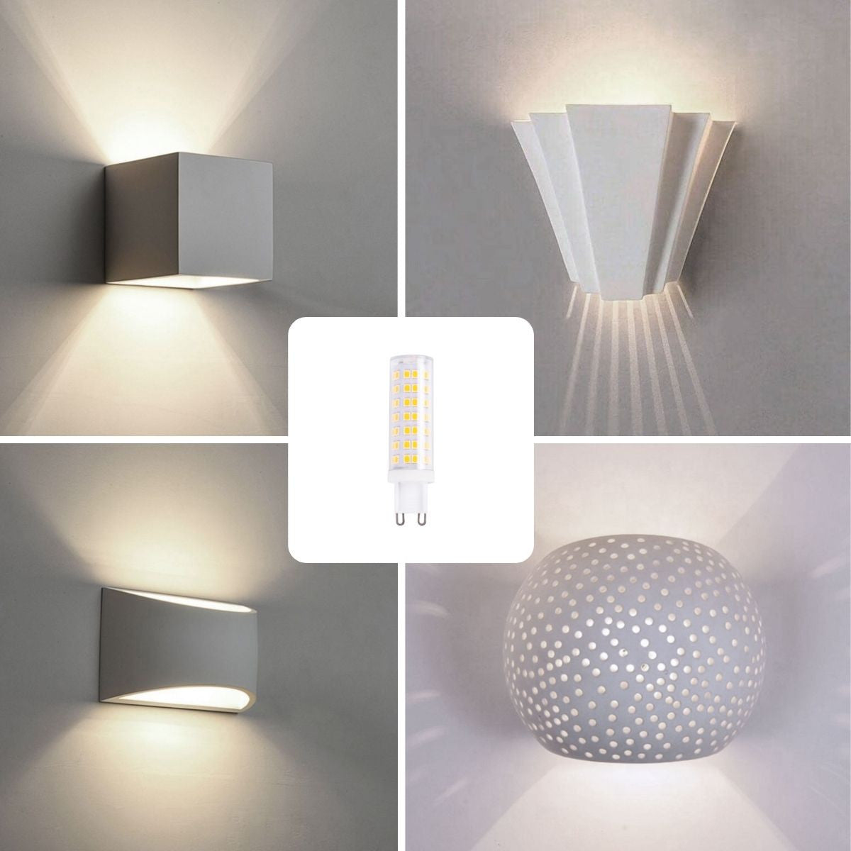 Bombilla LED G9 tubular 220-240V AC - 6W