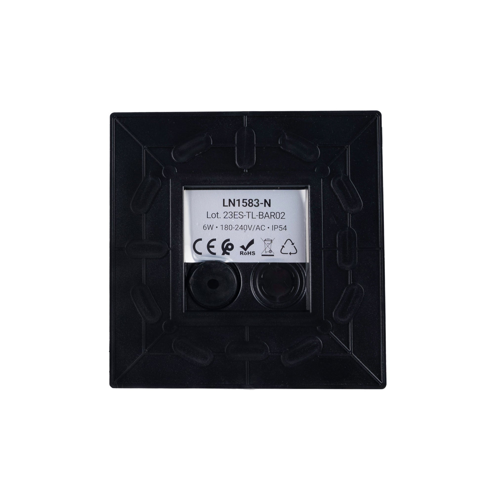 Aplique de pared exterior LED cuadrado "Karen 2" - 3W - IP54 - Emisión de luz dos caras