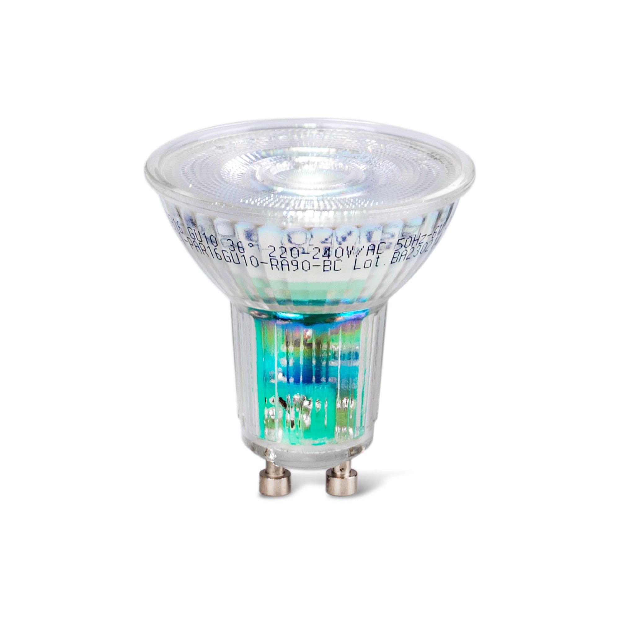 Bombilla LED GU10 6W Full Spectrum "SUNLIKE" - Cristal - 500lm - CRI90 - PAR16 - 36°