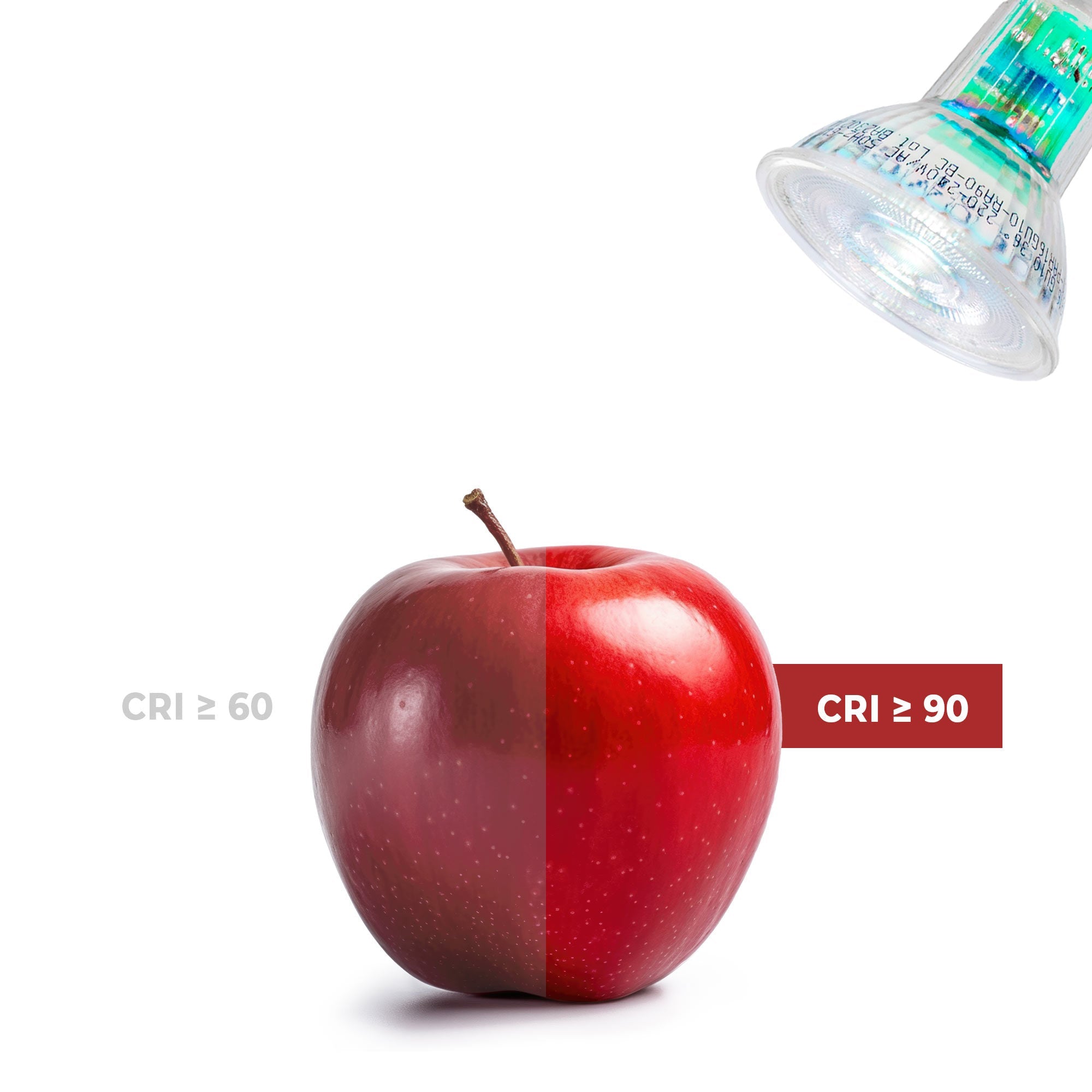 Bombilla LED GU10 6W Full Spectrum "SUNLIKE" - Cristal - 500lm - CRI90 - PAR16 - 36°