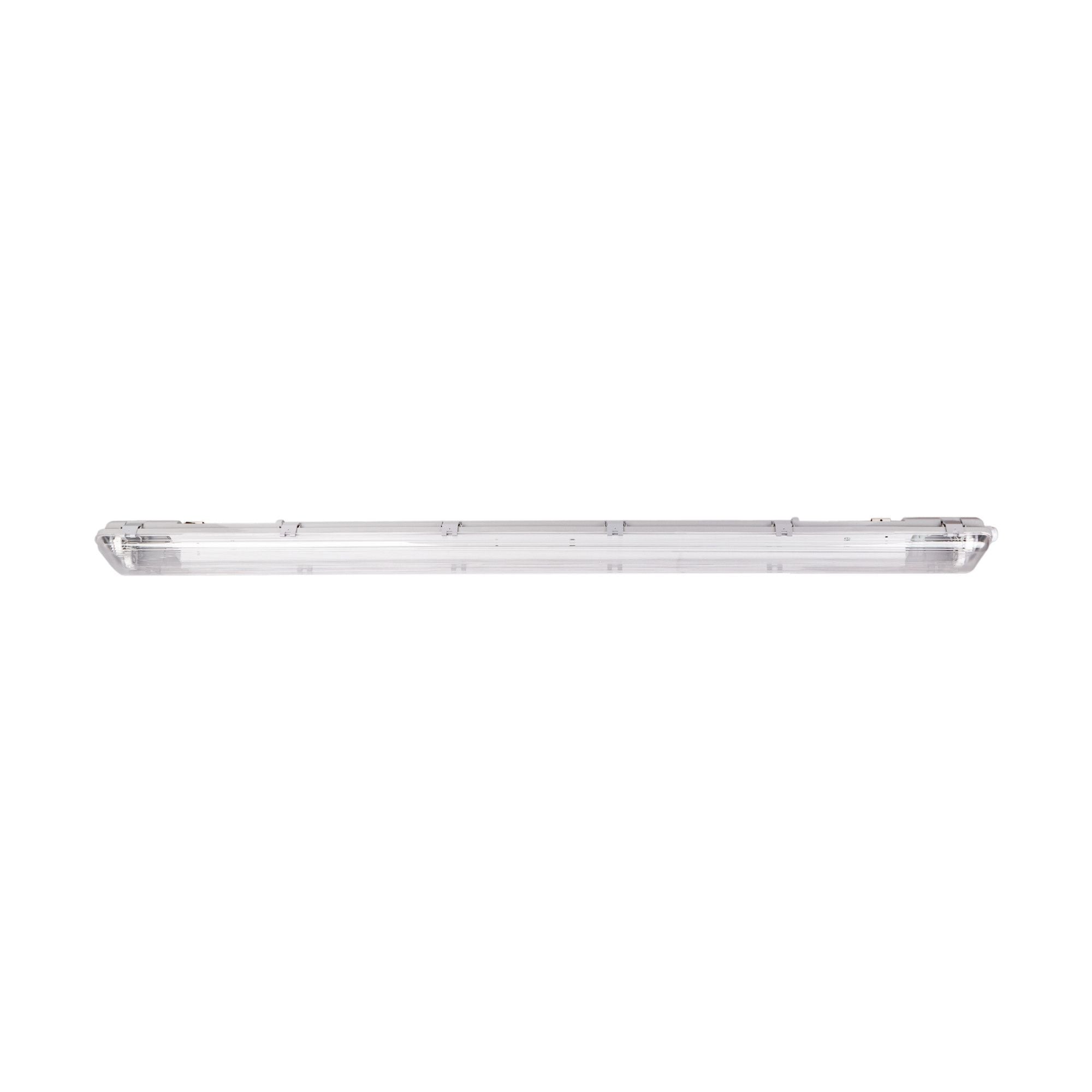 Kit pantalla estanca doble 60cm + 2 tubos LED T8 9W - 6000K