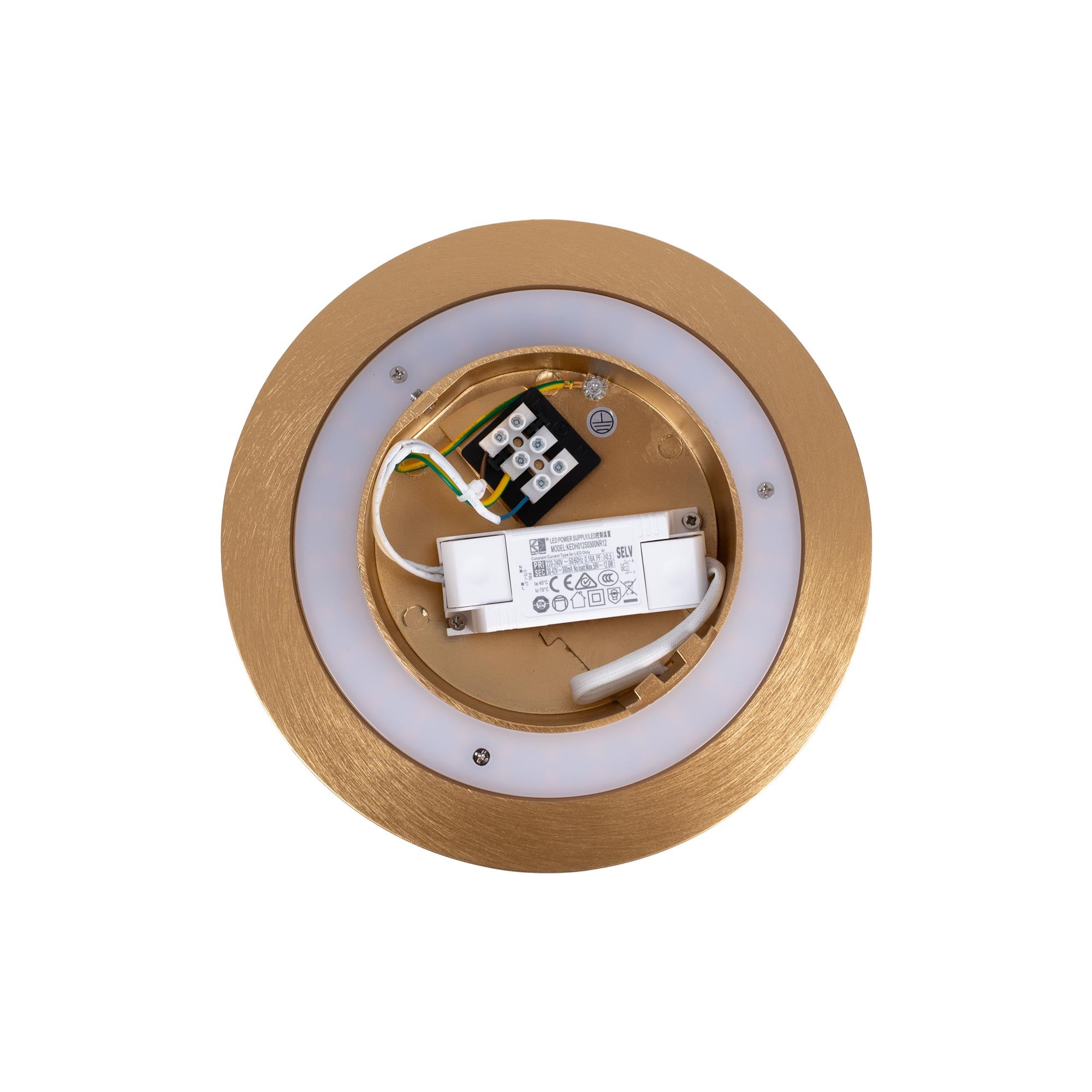 Aplique LED de pared circular "Eclipsis" 12W - 3000K - CRI90 - Driver KeGu - IP20