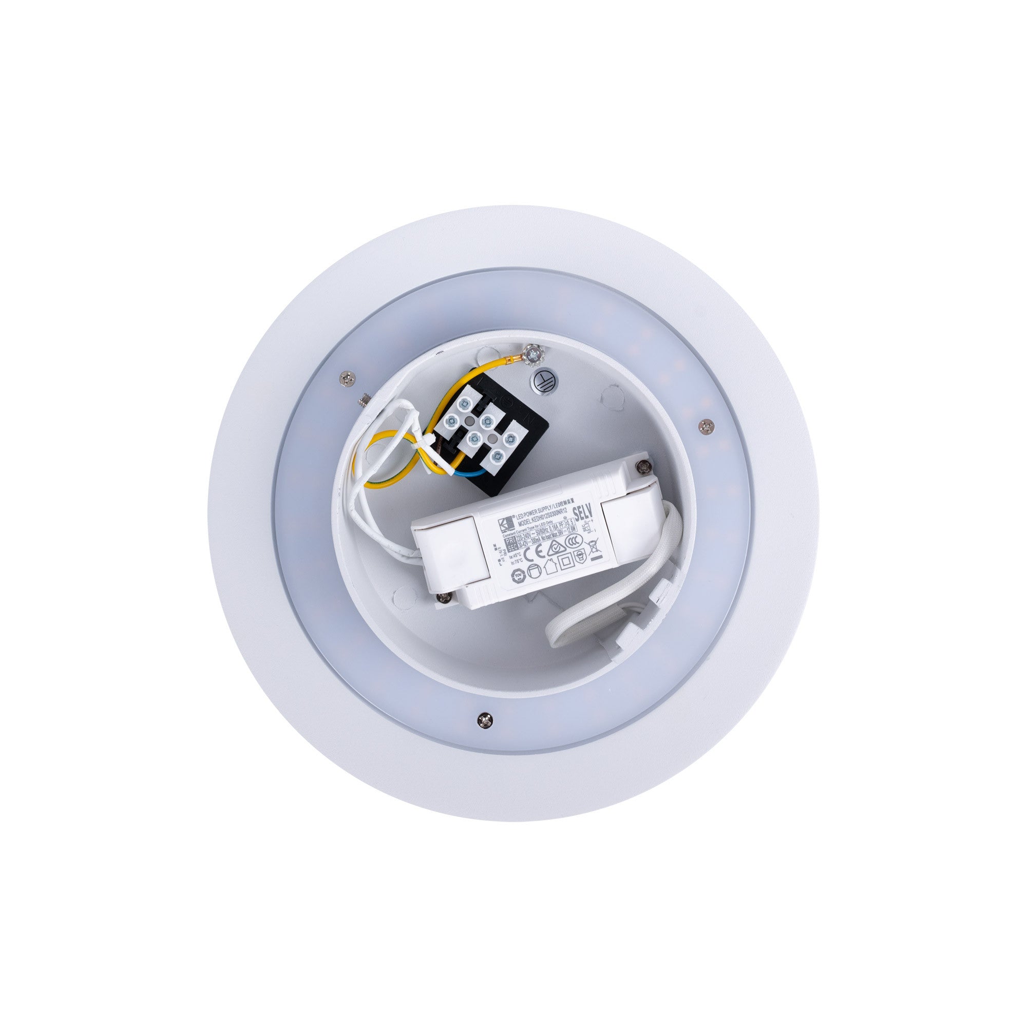 Aplique LED de pared circular "Eclipsis" 12W - 3000K - CRI90 - Driver KeGu - IP20