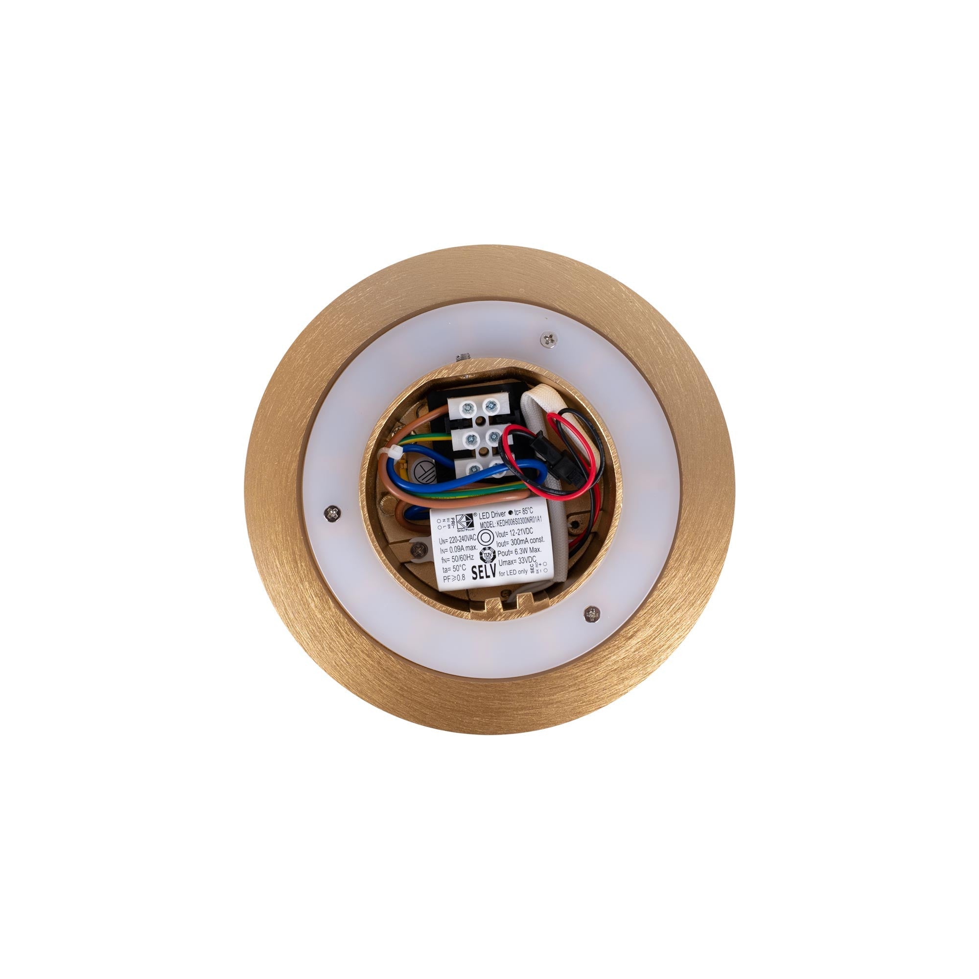 Aplique LED de pared circular "Eclipsis" 6W - 3000K - CRI90 - Driver KeGu - IP20