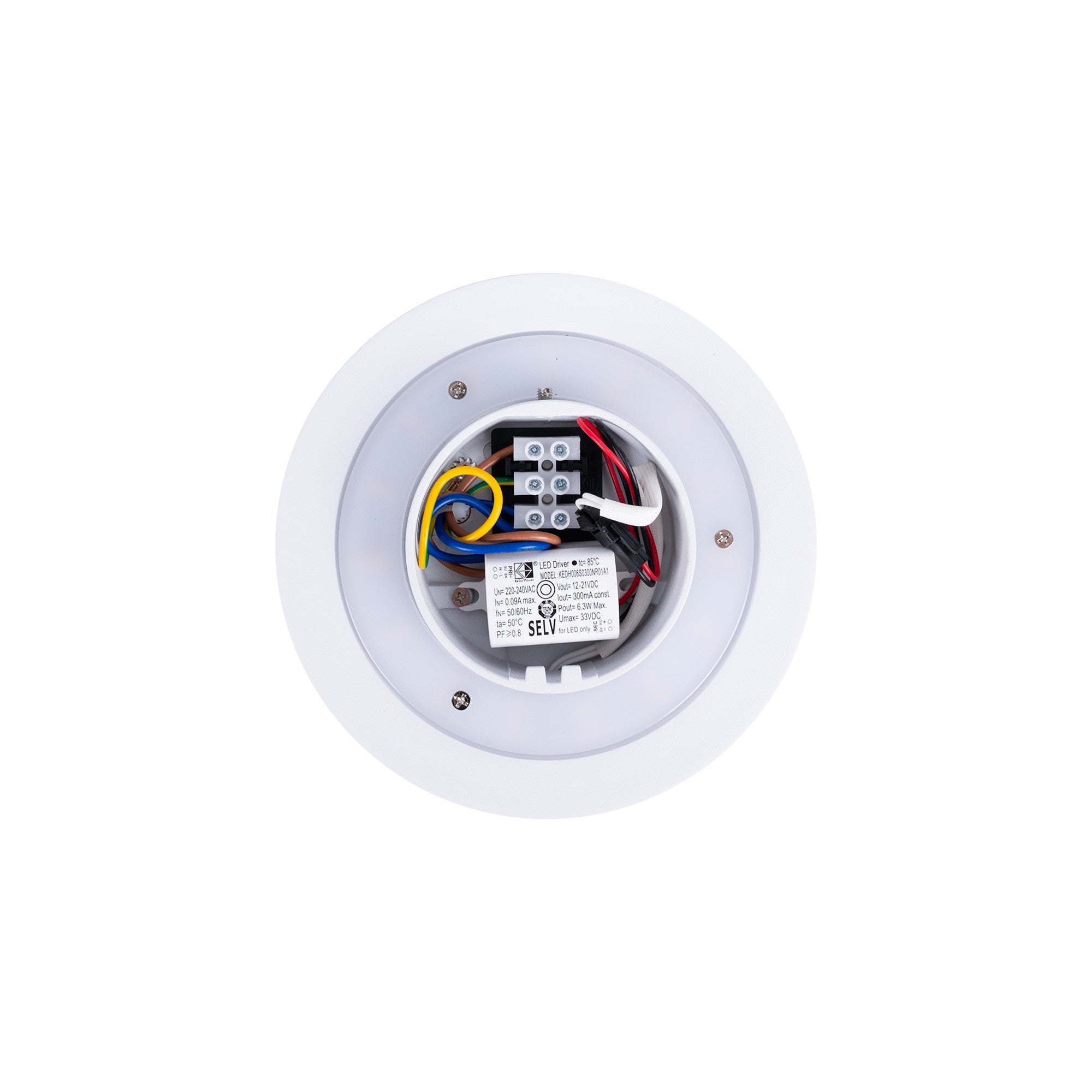 Aplique LED de pared circular "Eclipsis" 6W - 3000K - CRI90 - Driver KeGu - IP20