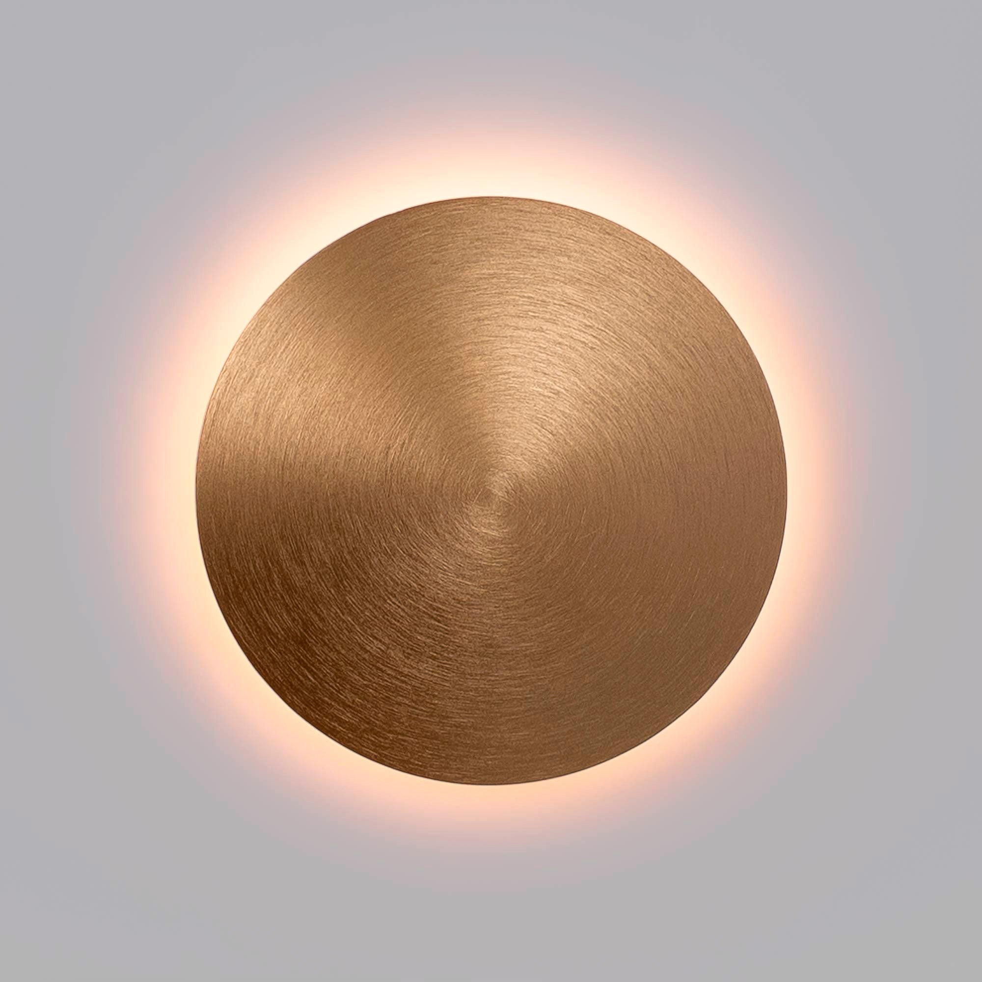 Aplique LED de pared circular "Eclipsis" 12W - 3000K - CRI90 - Driver KeGu - IP20