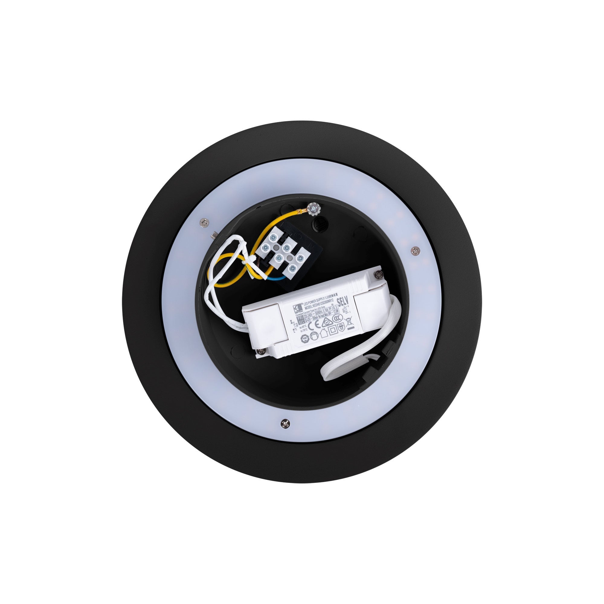 Aplique LED de pared circular "Eclipsis" 12W - 3000K - CRI90 - Driver KeGu - IP20