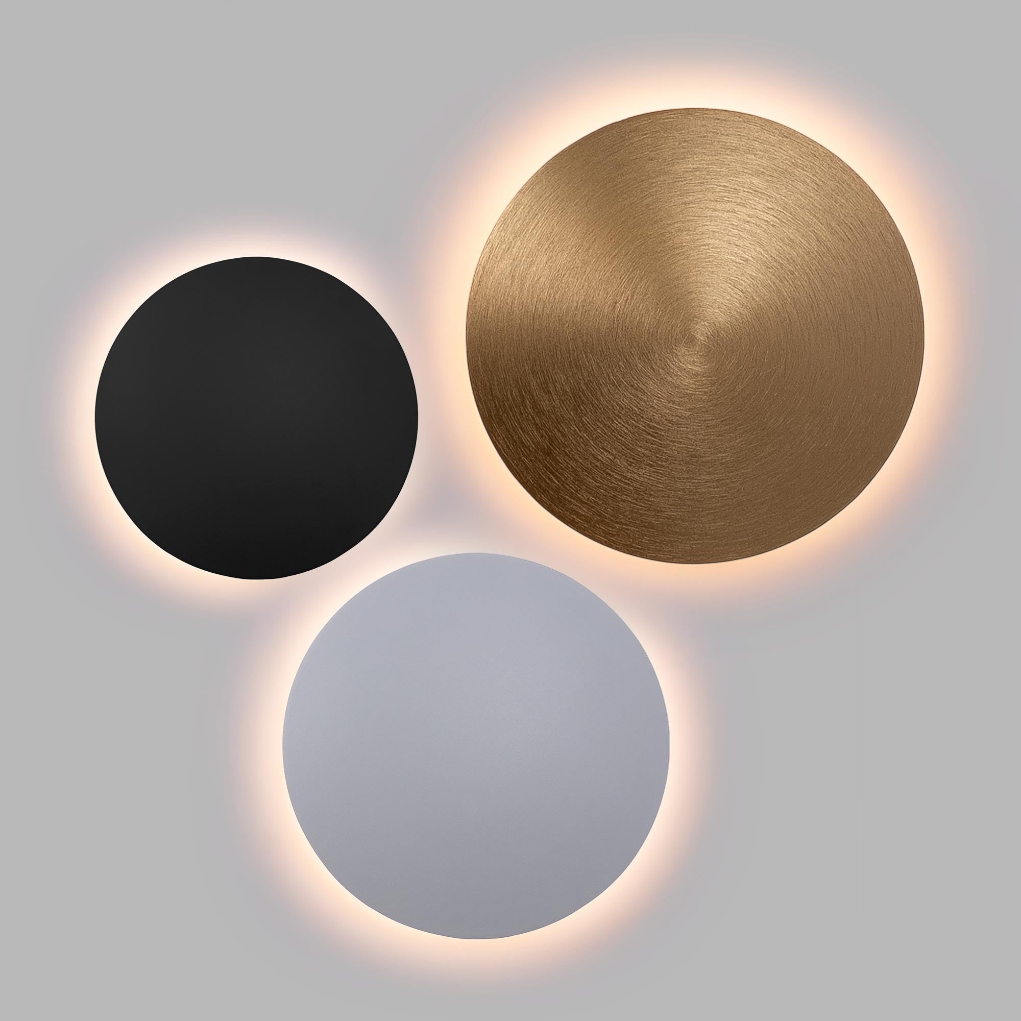 Aplique LED de pared circular "Eclipsis" 12W - 3000K - CRI90 - Driver KeGu - IP20
