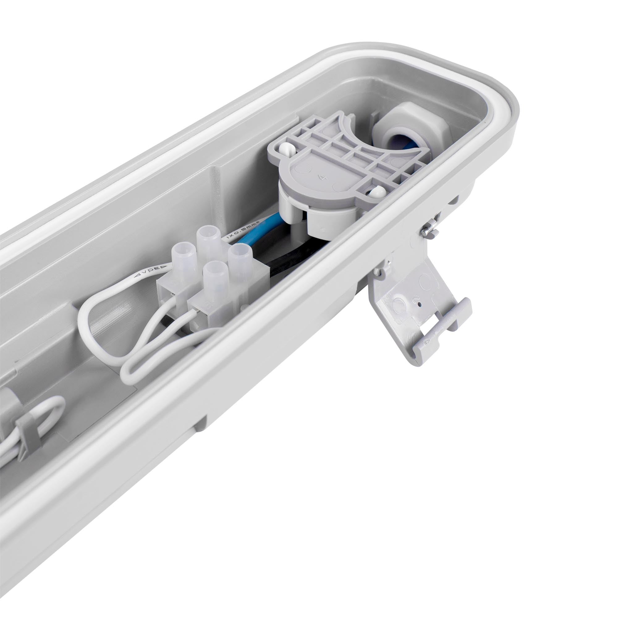 Kit pantalla estanca 120cm + tubo LED T8 18W - 4000K