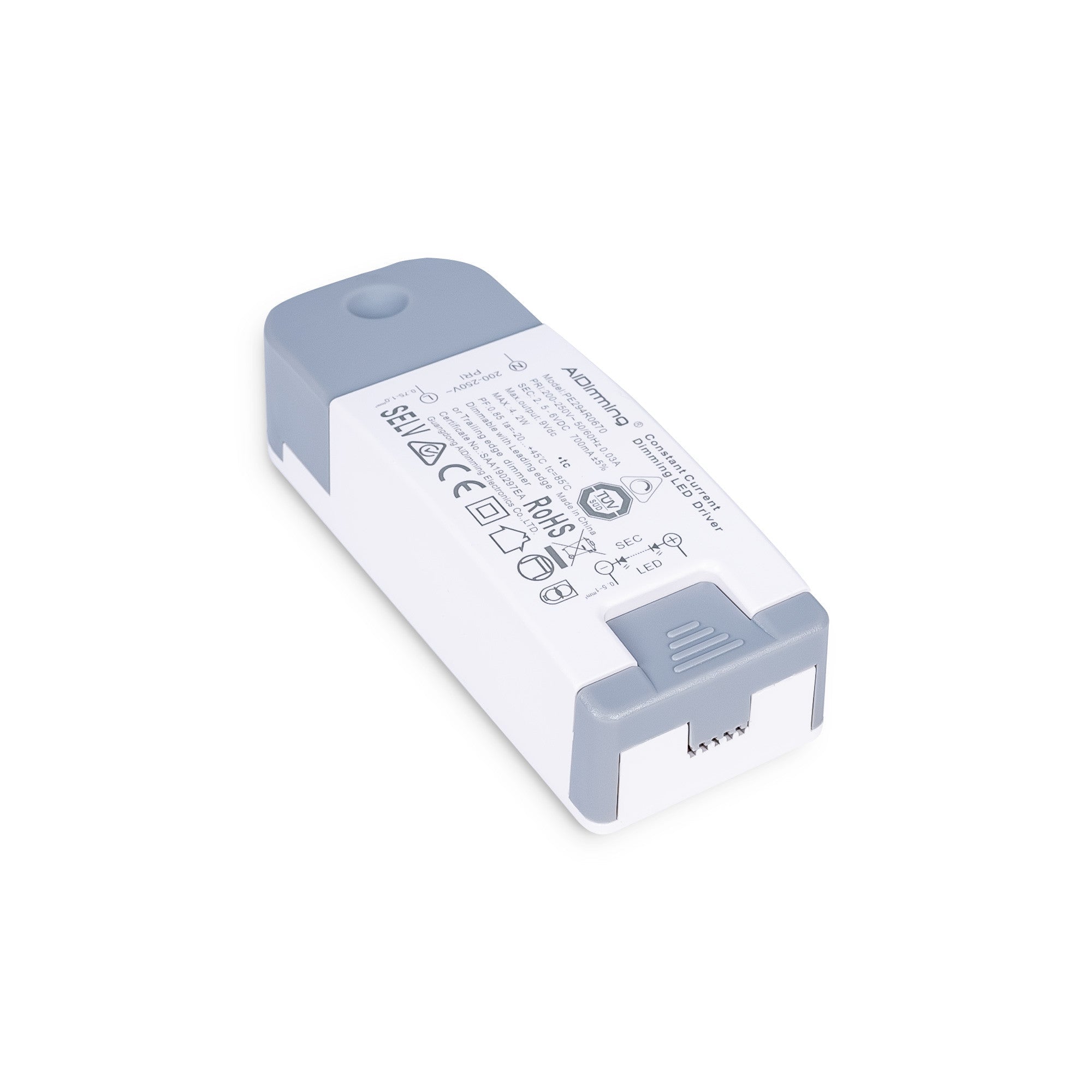 Driver regulable TRIAC 2-6V DC - 700mA - 4,2W