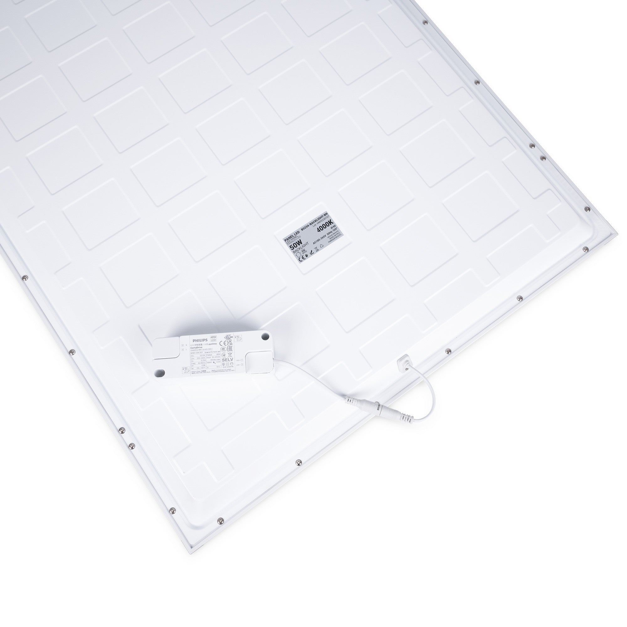 Panel LED empotrable Backlight 120x60cm - 5600lm - Driver Philips - 50W - UGR22 - IP40