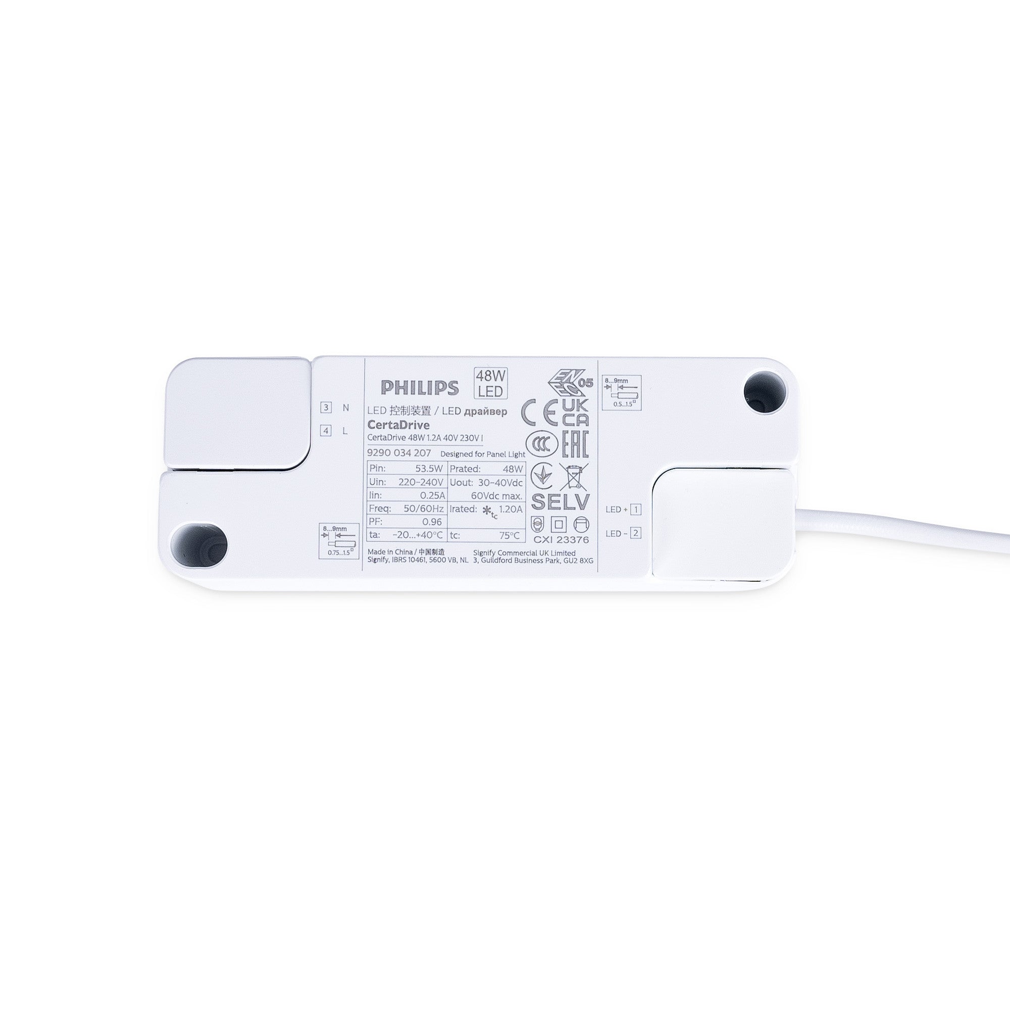 Panel LED empotrable Backlight 120x60cm - 5600lm - Driver Philips - 50W - UGR22 - IP40