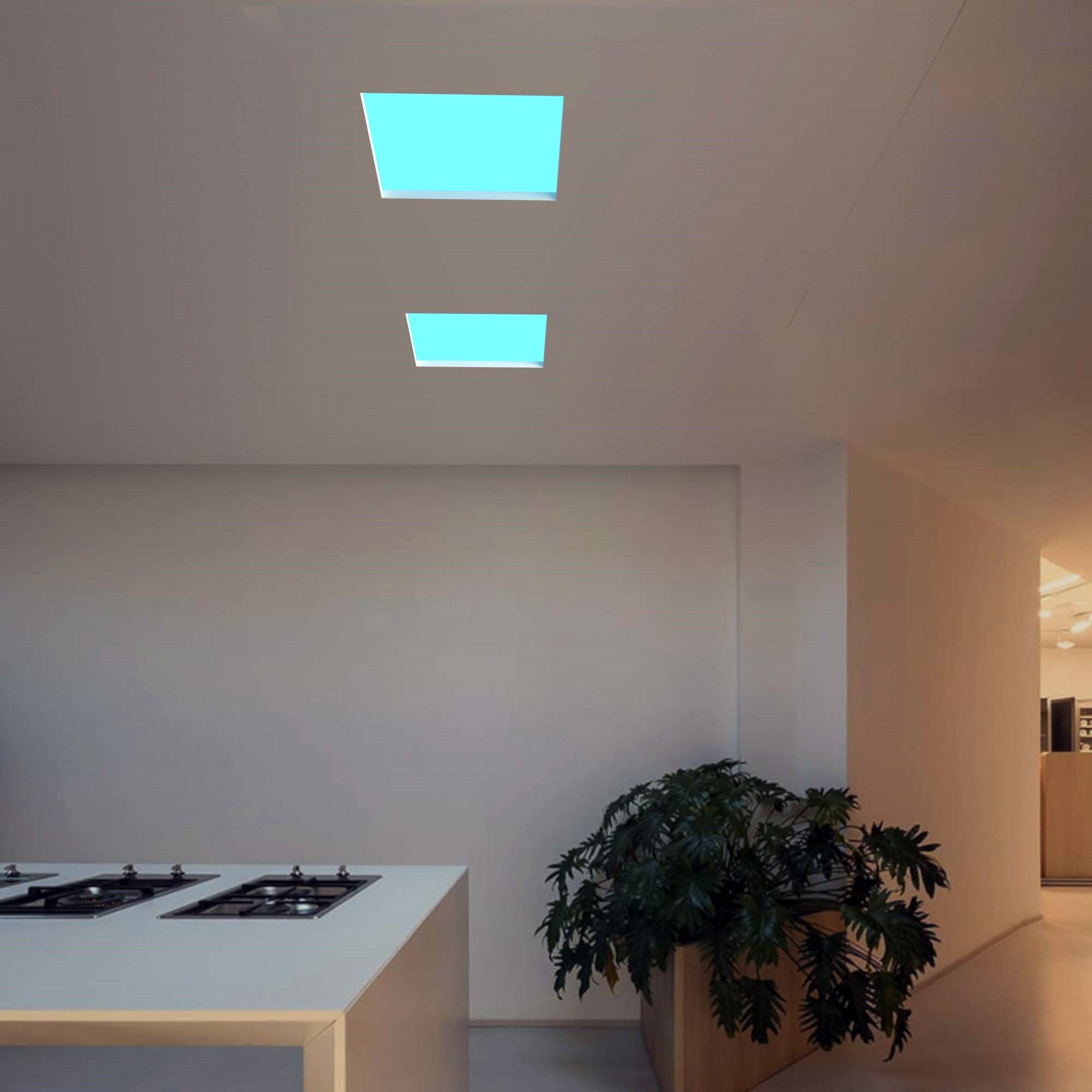Panel "Blue Skylight" efecto cielo - Daylight - 90W - 60x60cm