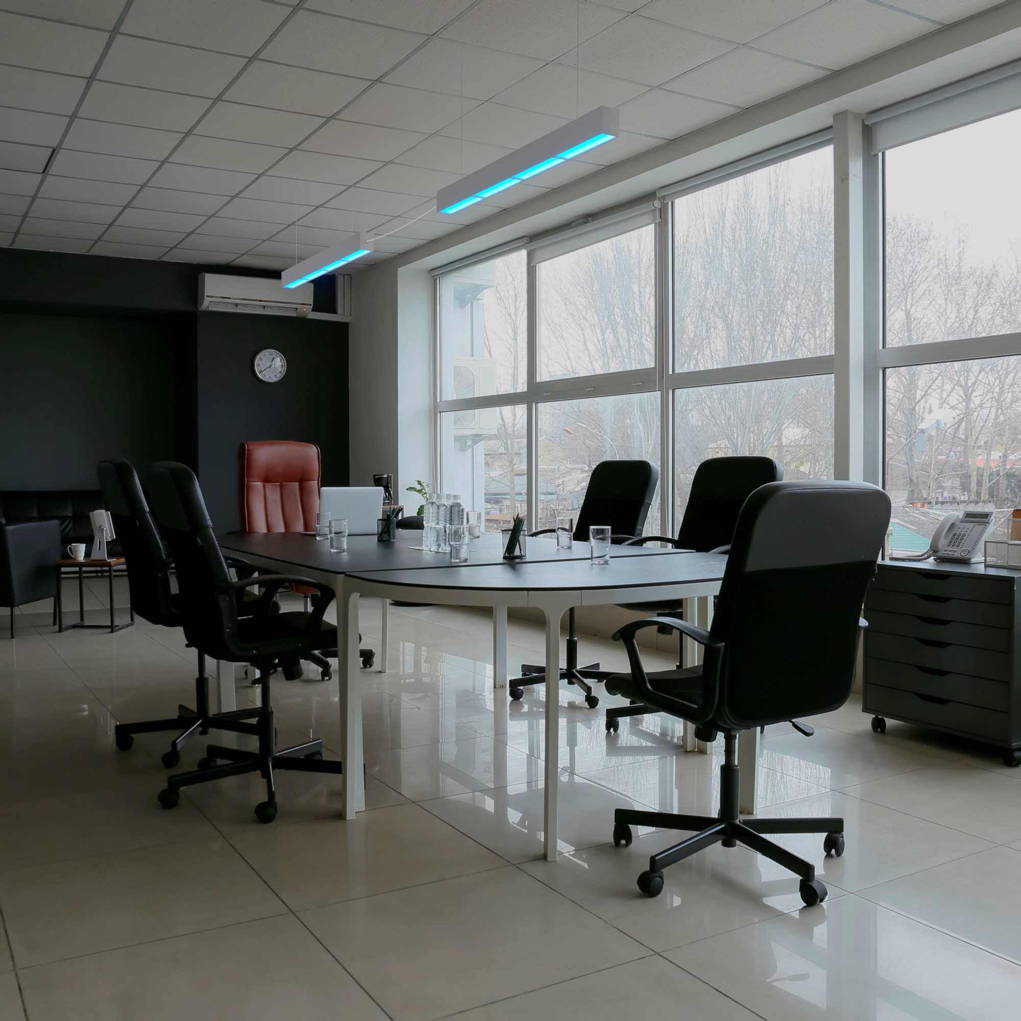Luminaria lineal colgante "Blue Skylight" SMART - CCT - Efecto cielo - 48W - UGR16